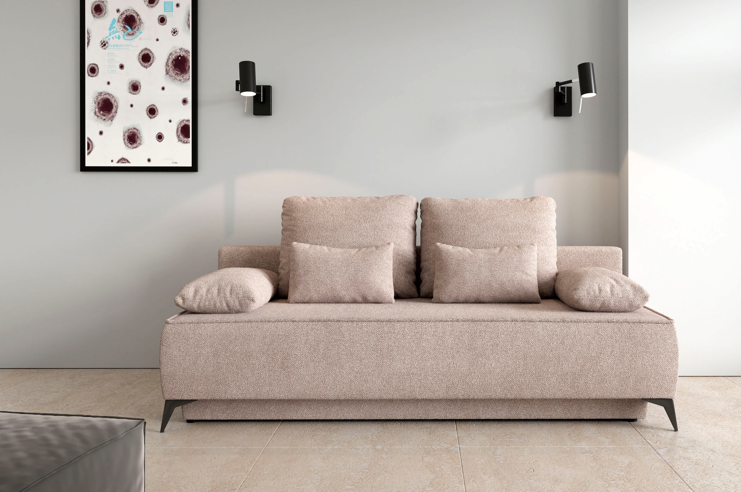 WERK2 Schlafsofa »Indira«, 2-Sitzer Sofa & Schlafcouch