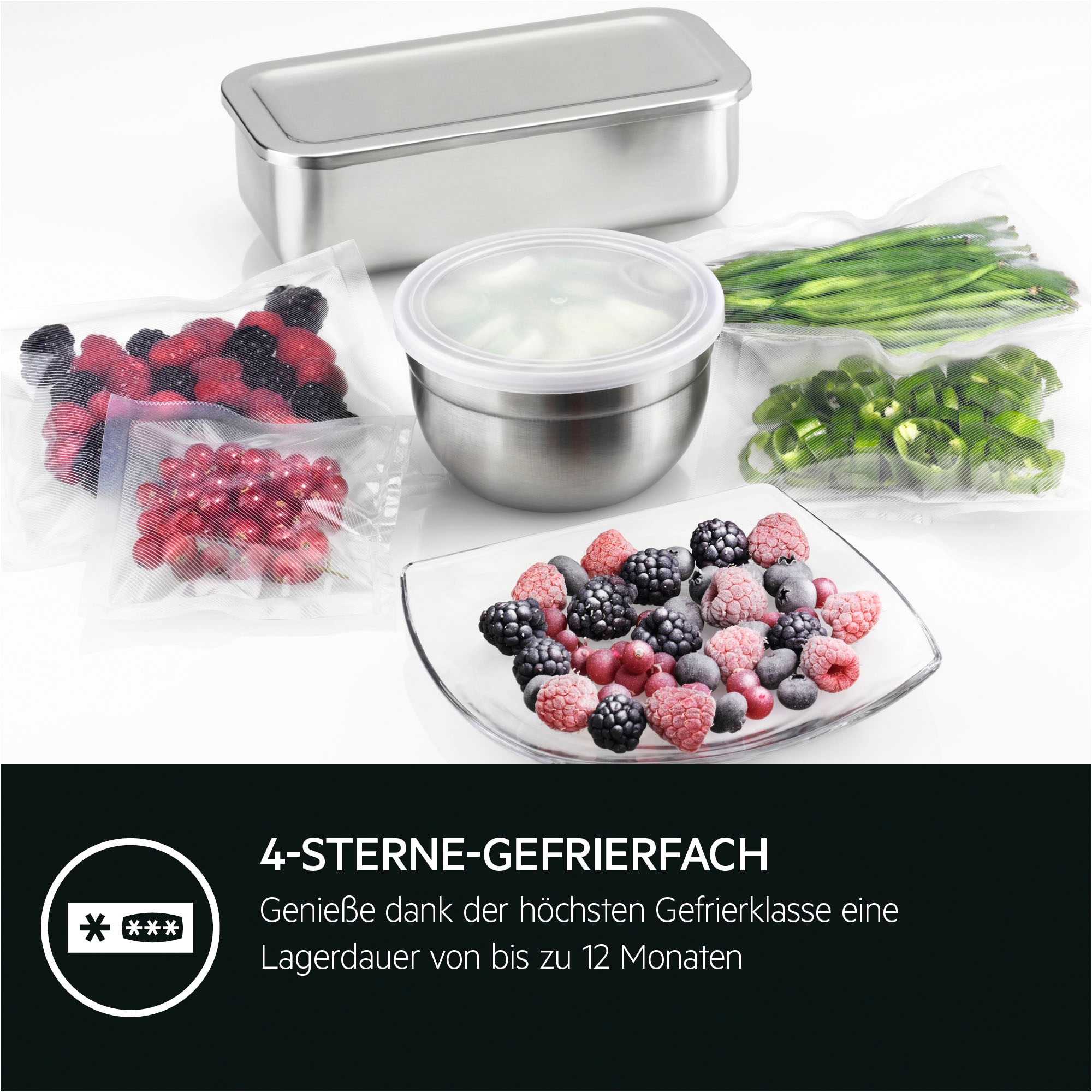 AEG Einbaukühlschrank Serie 5000 »TSF5O12EF«, 137 L, variable Glasablagen bis zu 25 kg belastbar, Touch, Festtür