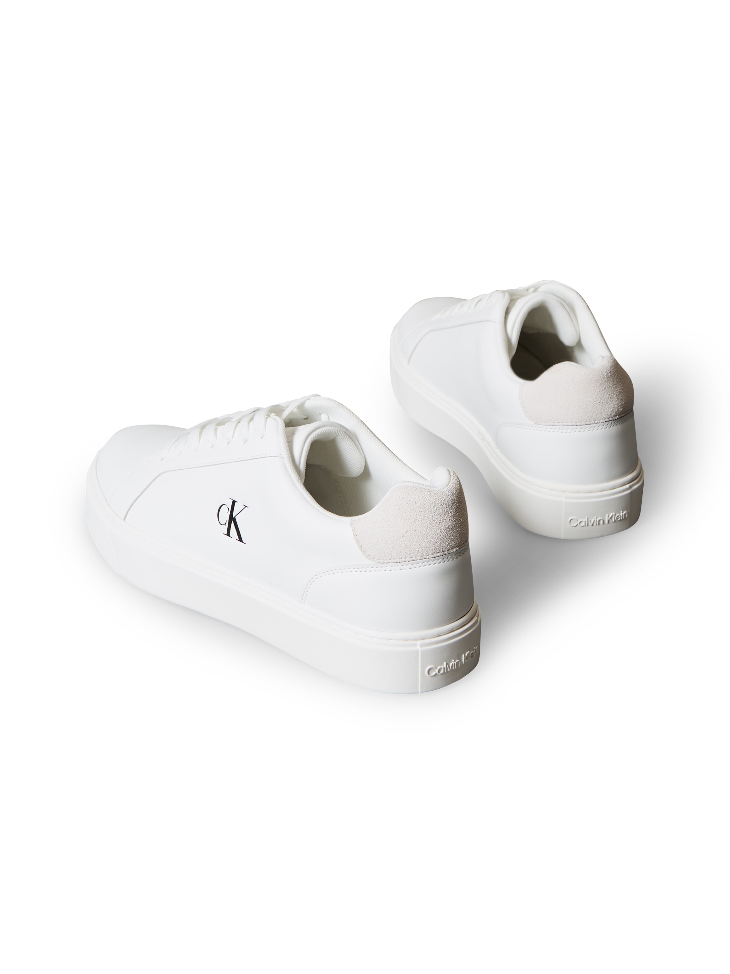 Calvin Klein Jeans Sneaker »CLASSIC CUPSOLE LACEUP LTH«  Schnürschuh, Freizeitschuh mit Fersenbesatz und seitlichem CK-Logo