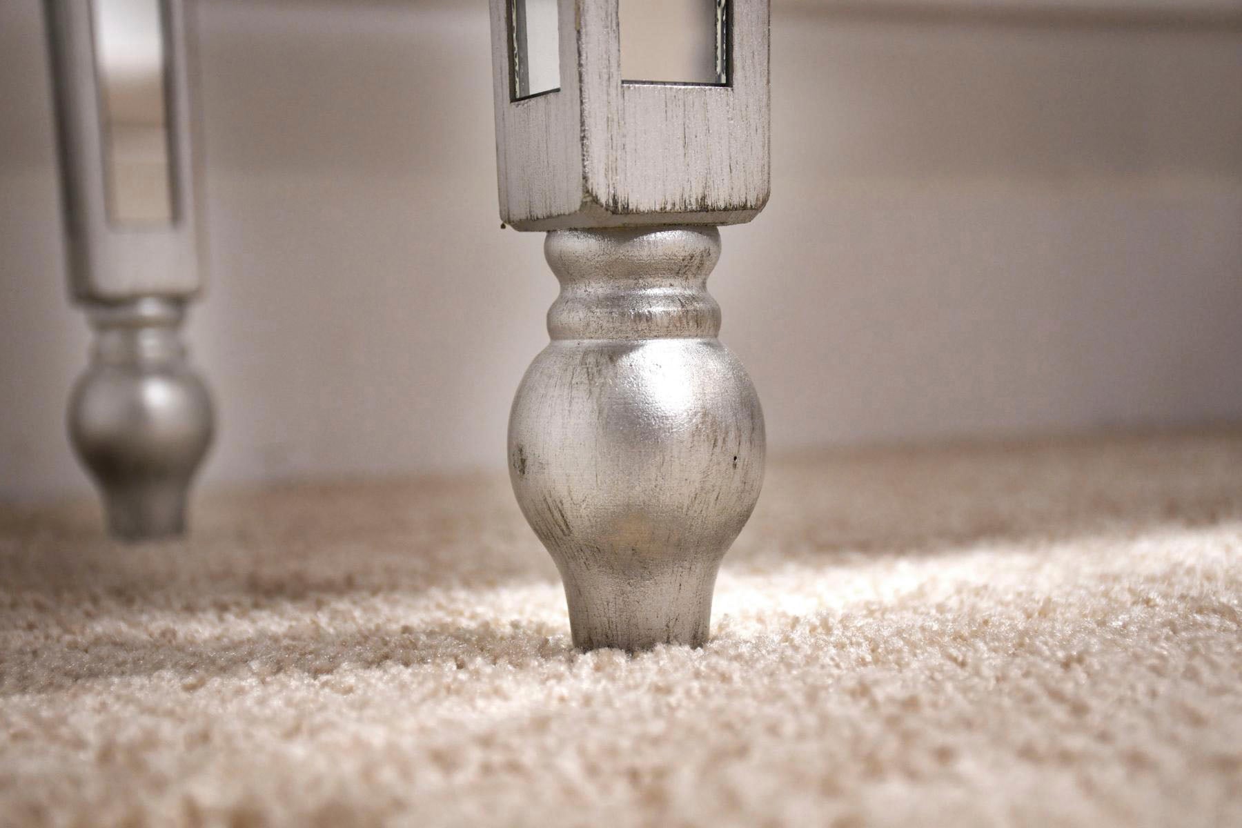 Leonique Sekretär »Corrin«, Sekretär, 3 Schubladen, Mattsilber, Spiegel, Schminktisch, 107x48x81