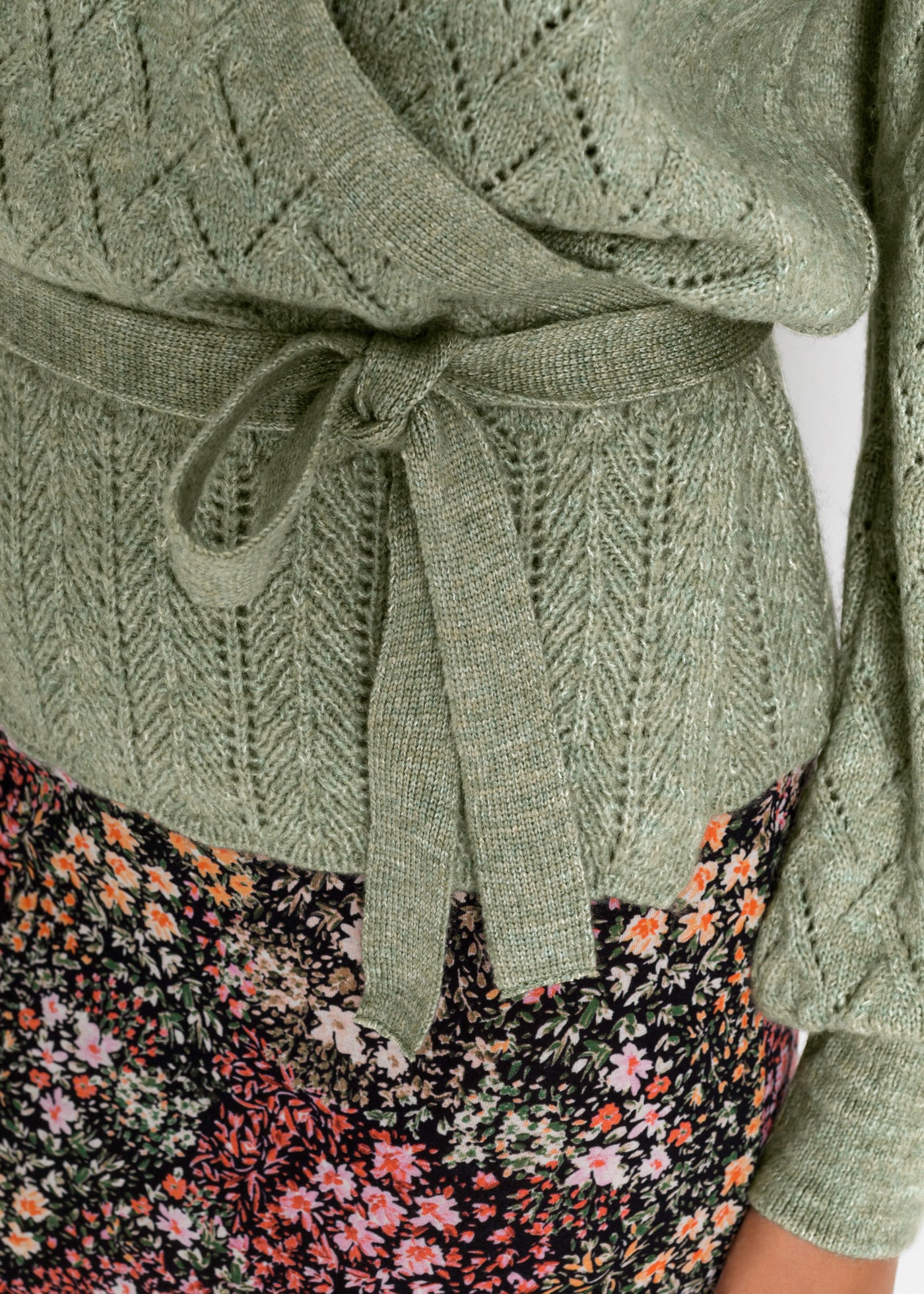 bonprix Wickelpullover