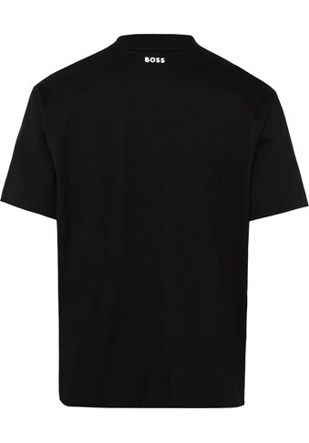 BOSS ORANGE T-Shirt, mit breitem Rundhalsbündchen kaufen