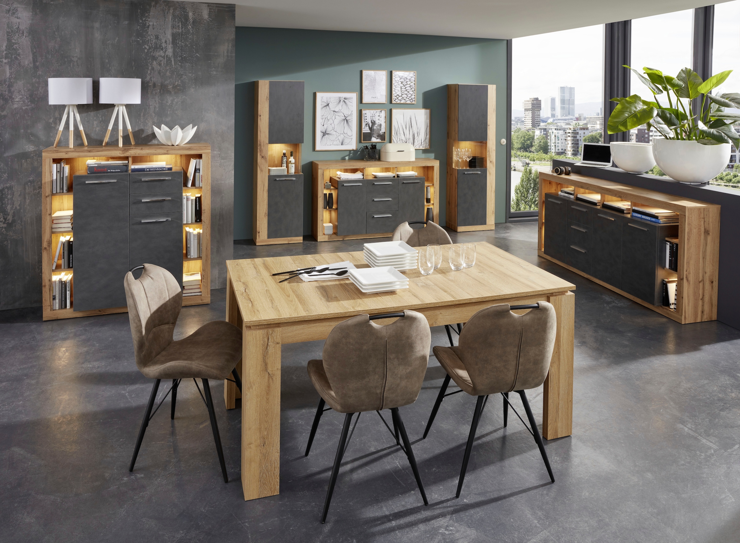 INOSIGN Sideboard »Gwendolyn«, Kommode, Breite 200 cm