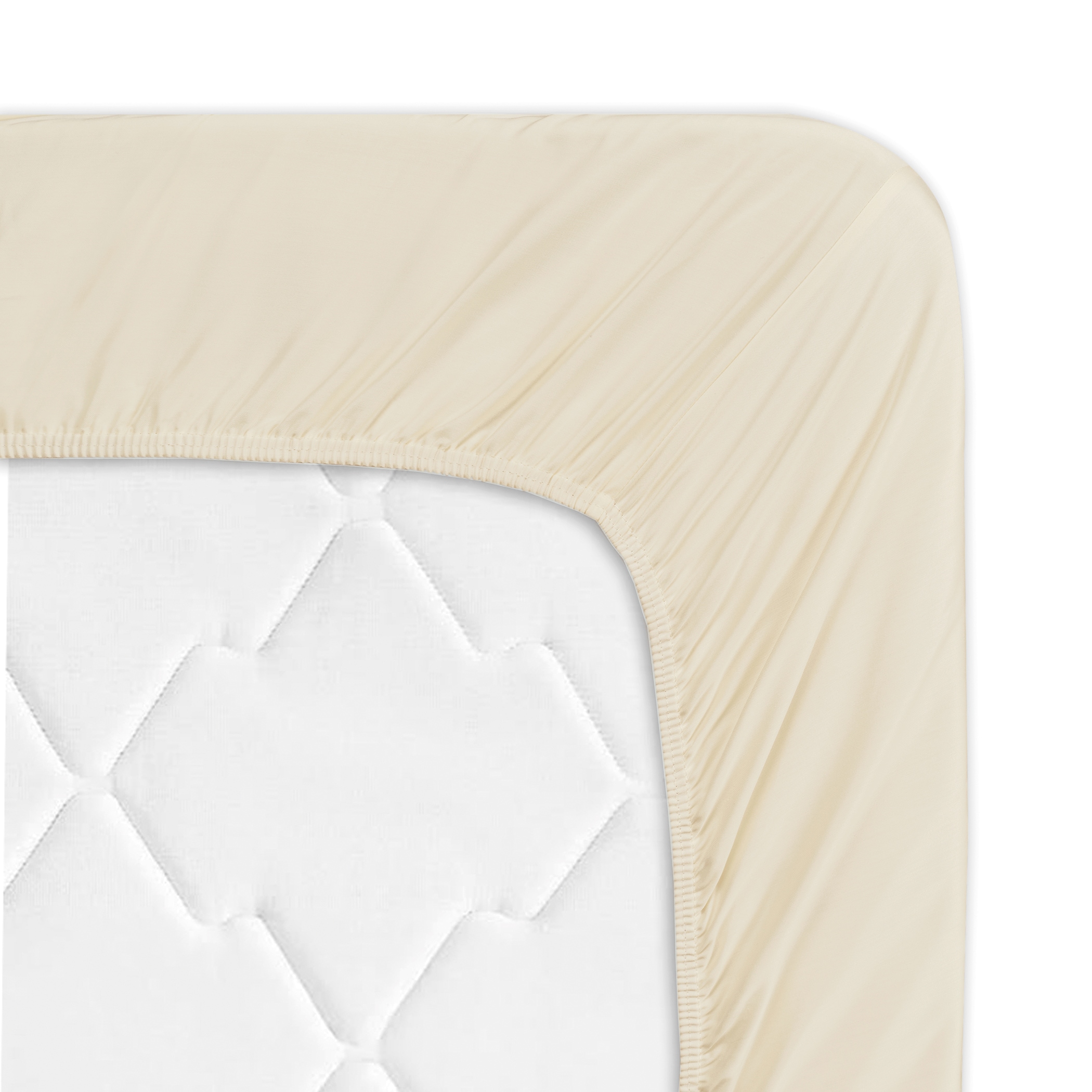 Florella Bettlaken »Edel Satin Spannbetttuch, 100% Baumwolle, Rundumgummi«