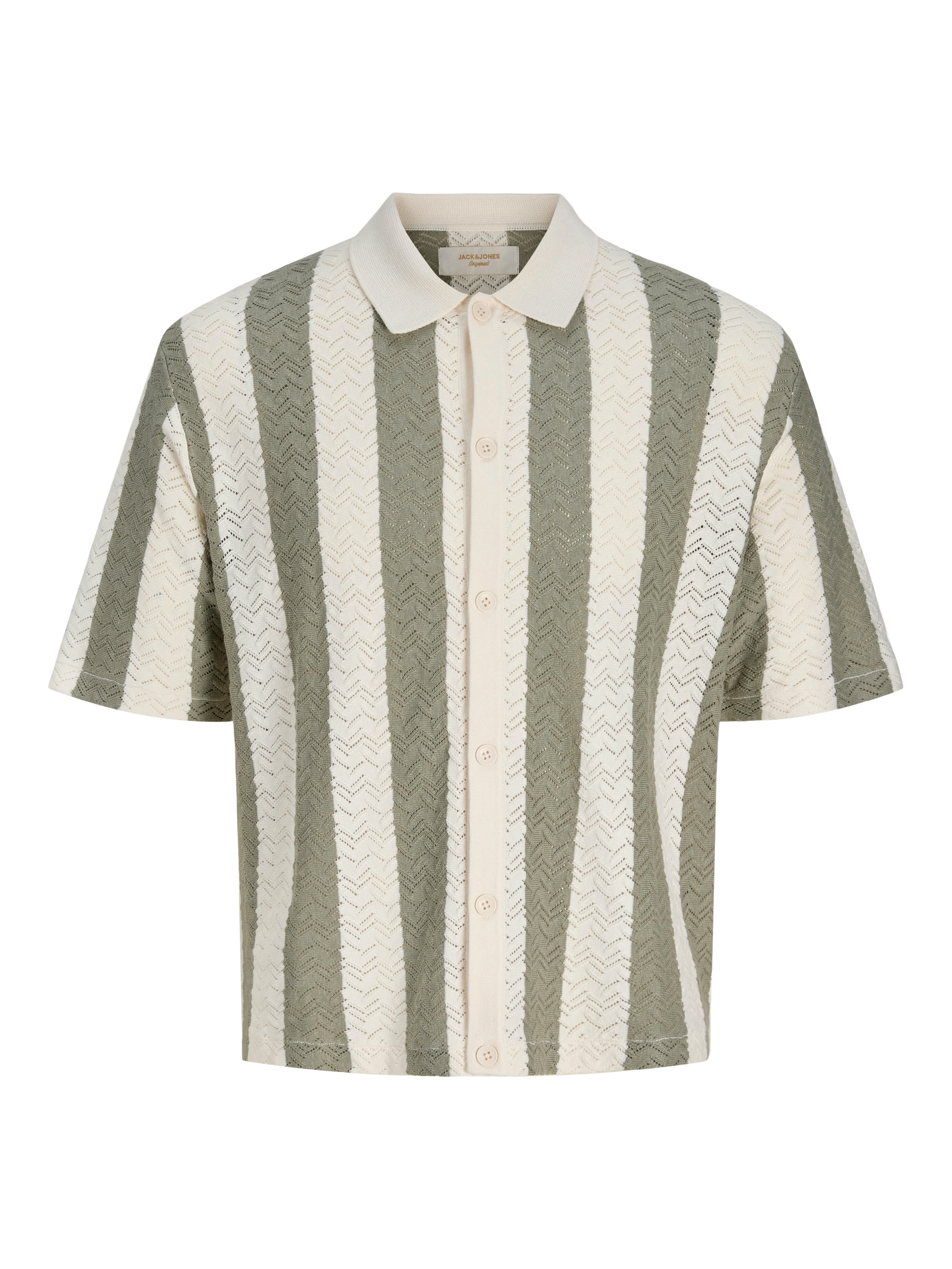Jack & Jones Polokragenpullover »JORTYLER KNIT SS POLO SN« Baumwollmischung, relaxed fit