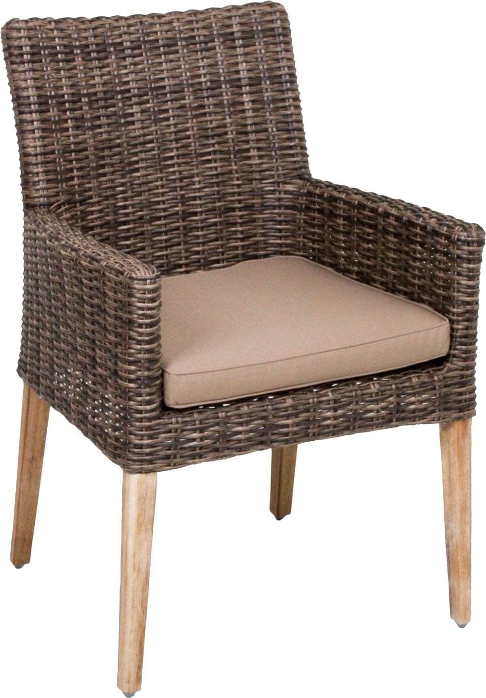 Garden Pleasure Garten-Essgruppe », Tischgruppe »OAKLAND/NORVELL Set 01«« Set,  4 Sessel, Tisch LxB: 200x100 cm, inkl Auflagen