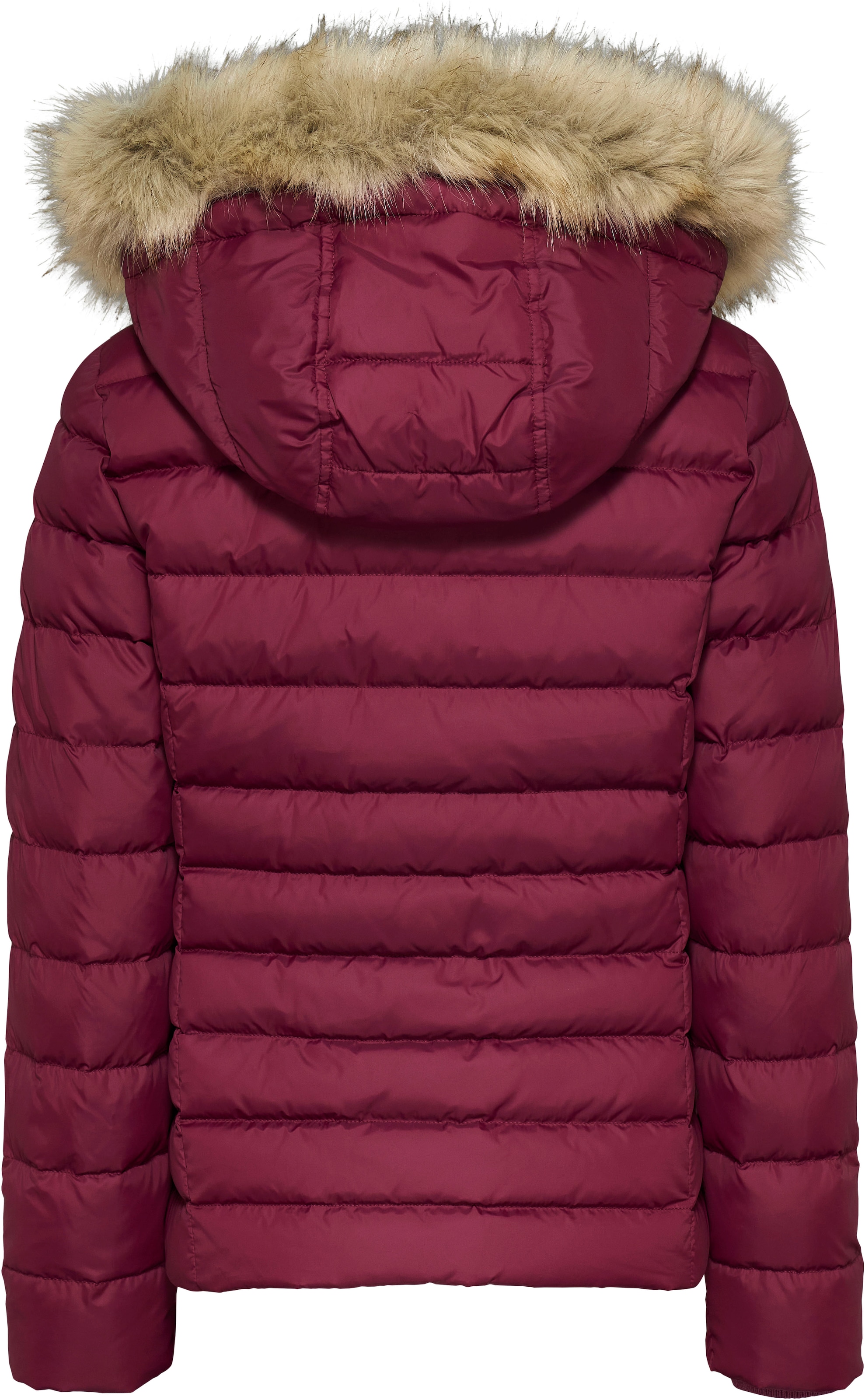 Tommy Jeans Steppjacke »TJW BASIC HOODED DOWN JACKET EXT«, mit Kapuze, mit Logostickerei