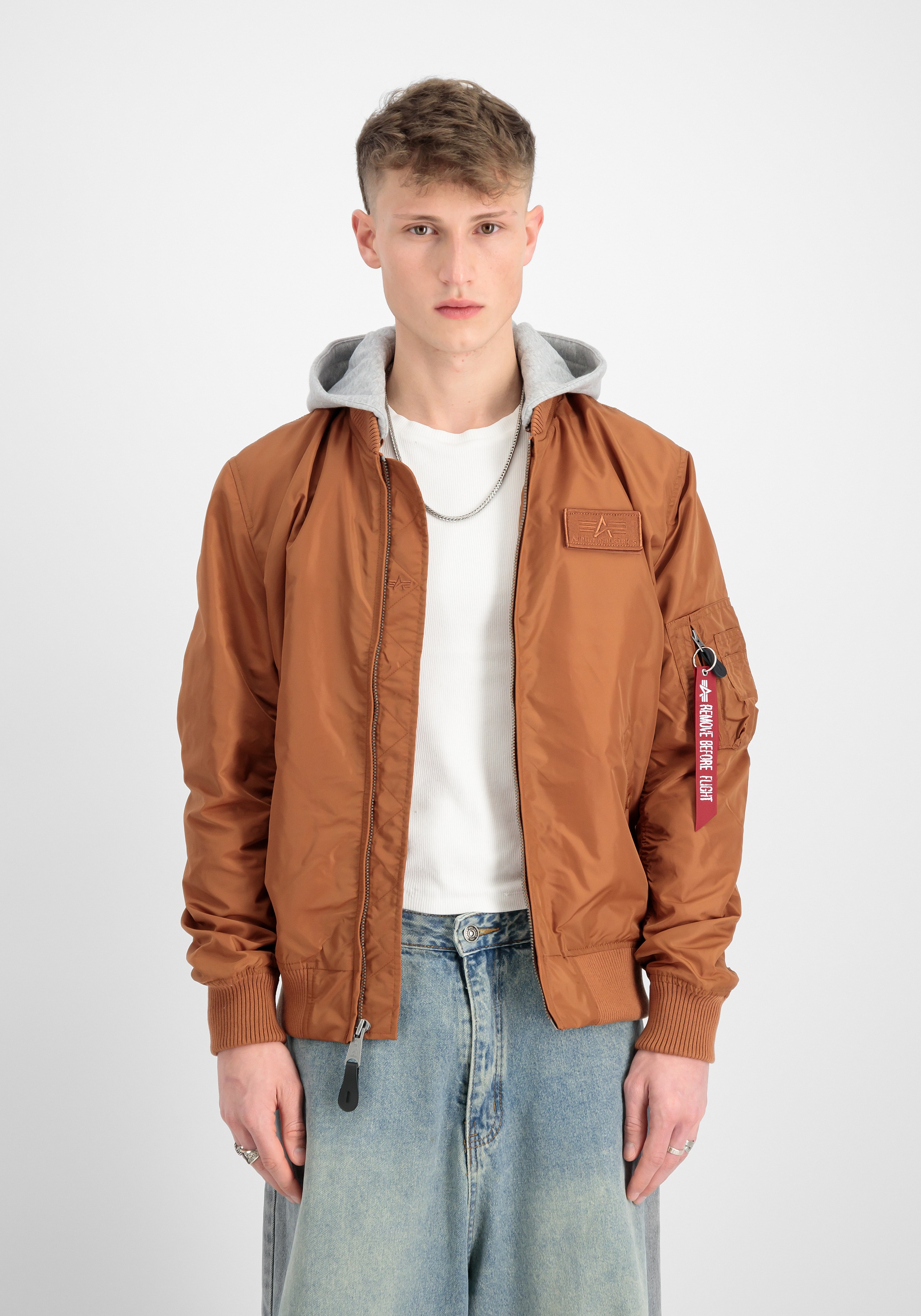 Alpha Industries Bomberjacke »MA-1 TT Hood Light«