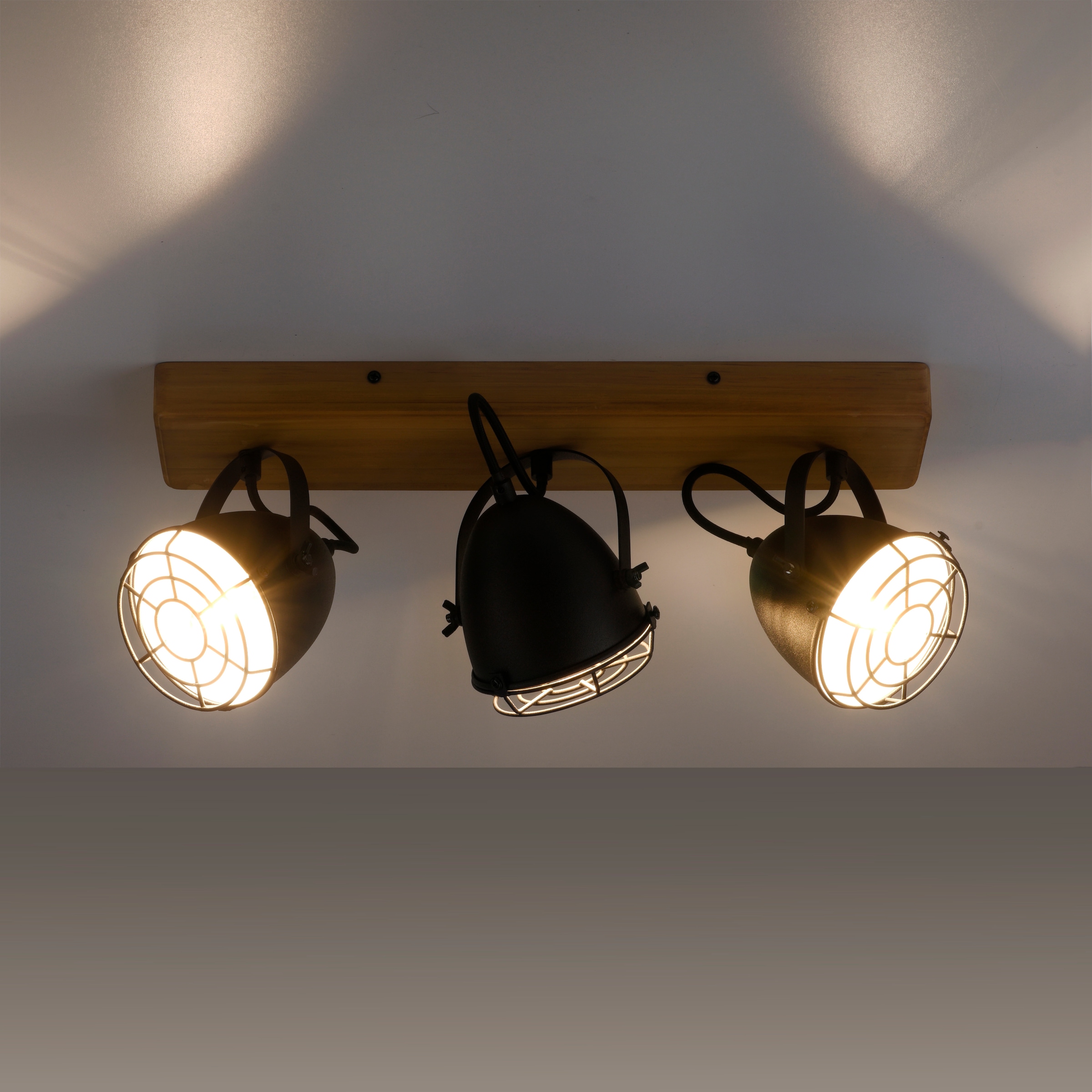 JUST LIGHT Deckenleuchte »BEETLE«, 3 flammig, Leuchtmittel E14 | ohne Leuchtmittel, ExklusiveE14