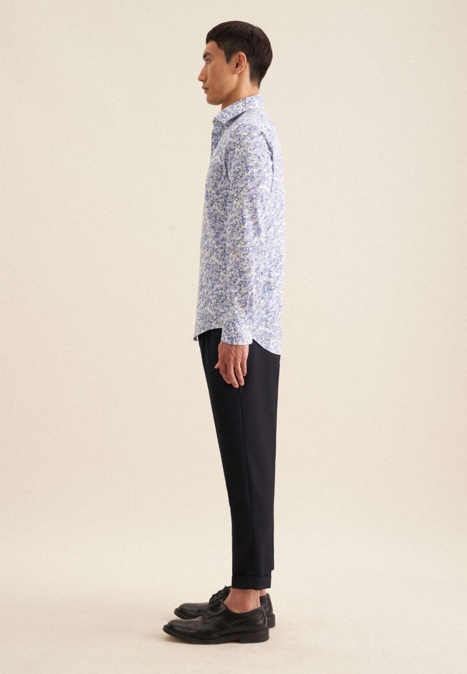 seidensticker Businesshemd »Slim«, Slim Langarm Kentkragen Floral