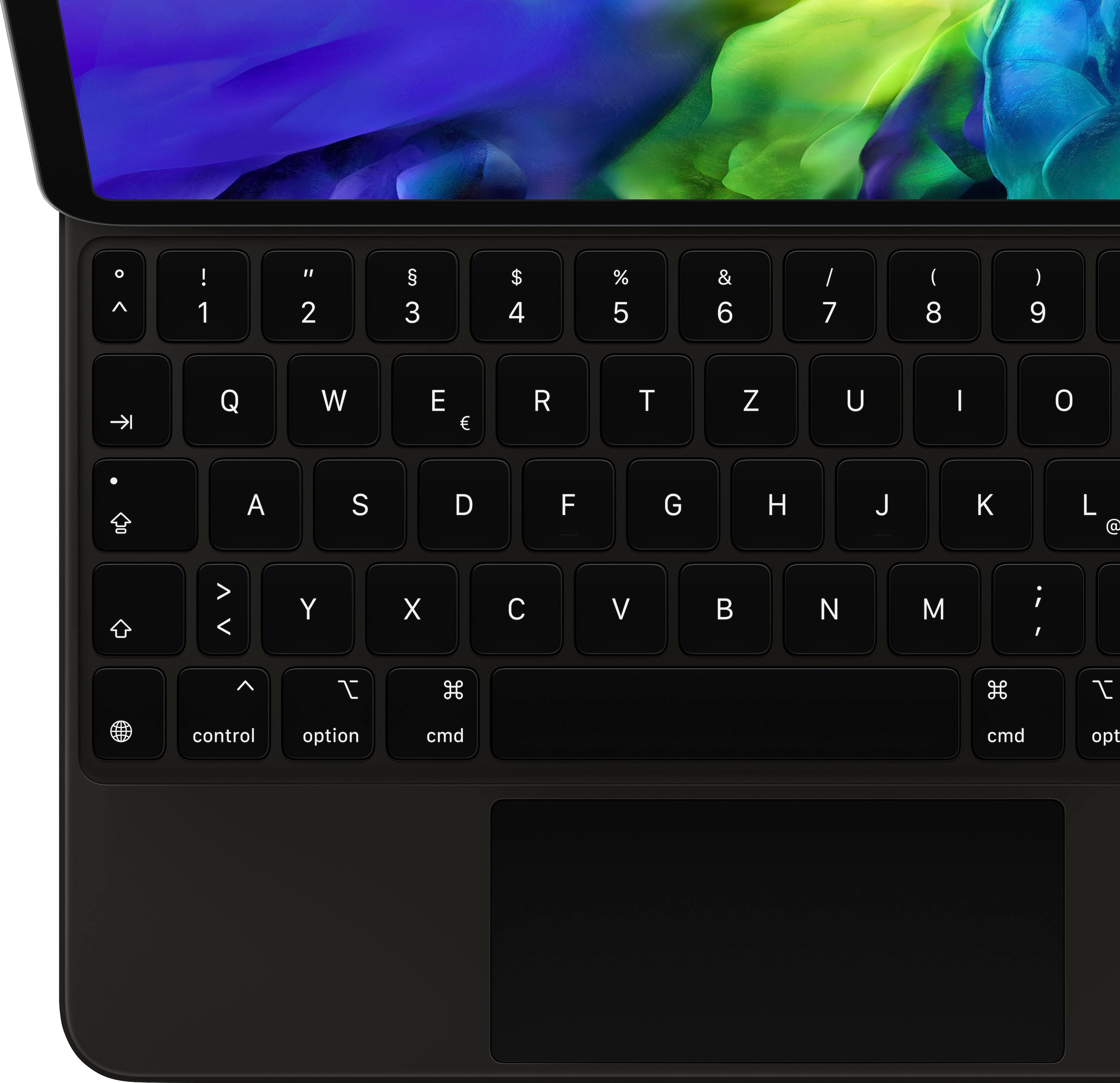 Apple iPad-Tastatur »Magic Keyboard für das 11" (2. Generation)«, Kompatibel mit iPad Pro 11" (2020 / 2021) und iPad Air 4Gen (2020)