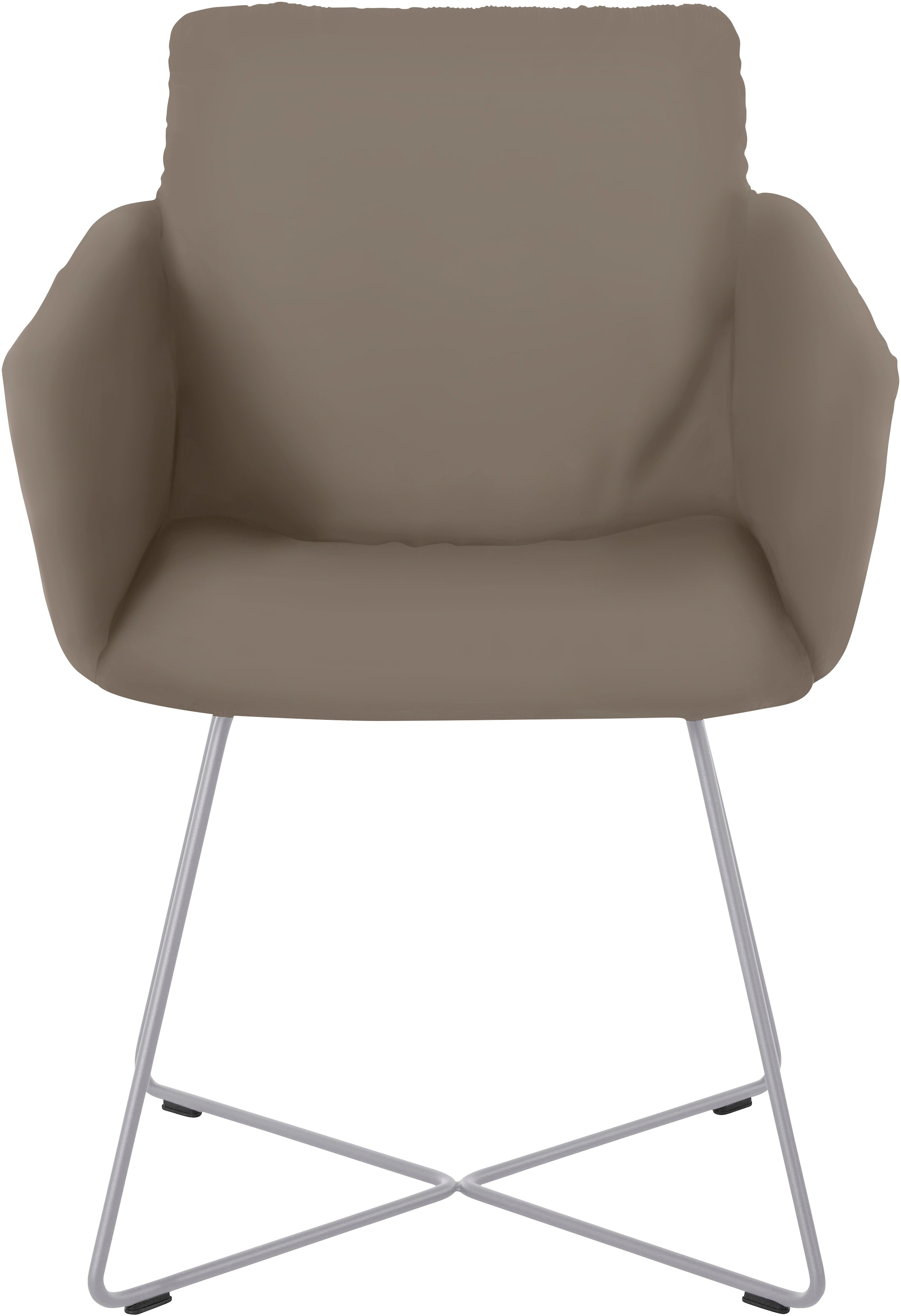 W.SCHILLIG Armlehnstuhl »jakob« () mit Drahtrohrgestell in Silber matt