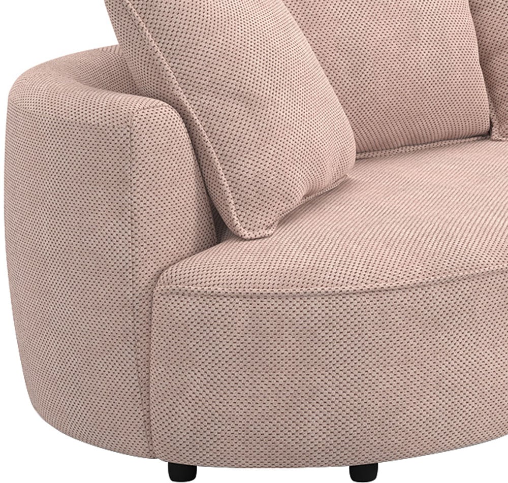 OTTO home Loungesofa »Sana, Breite 296 cm« Loungesofa mit Wellenunterfederung