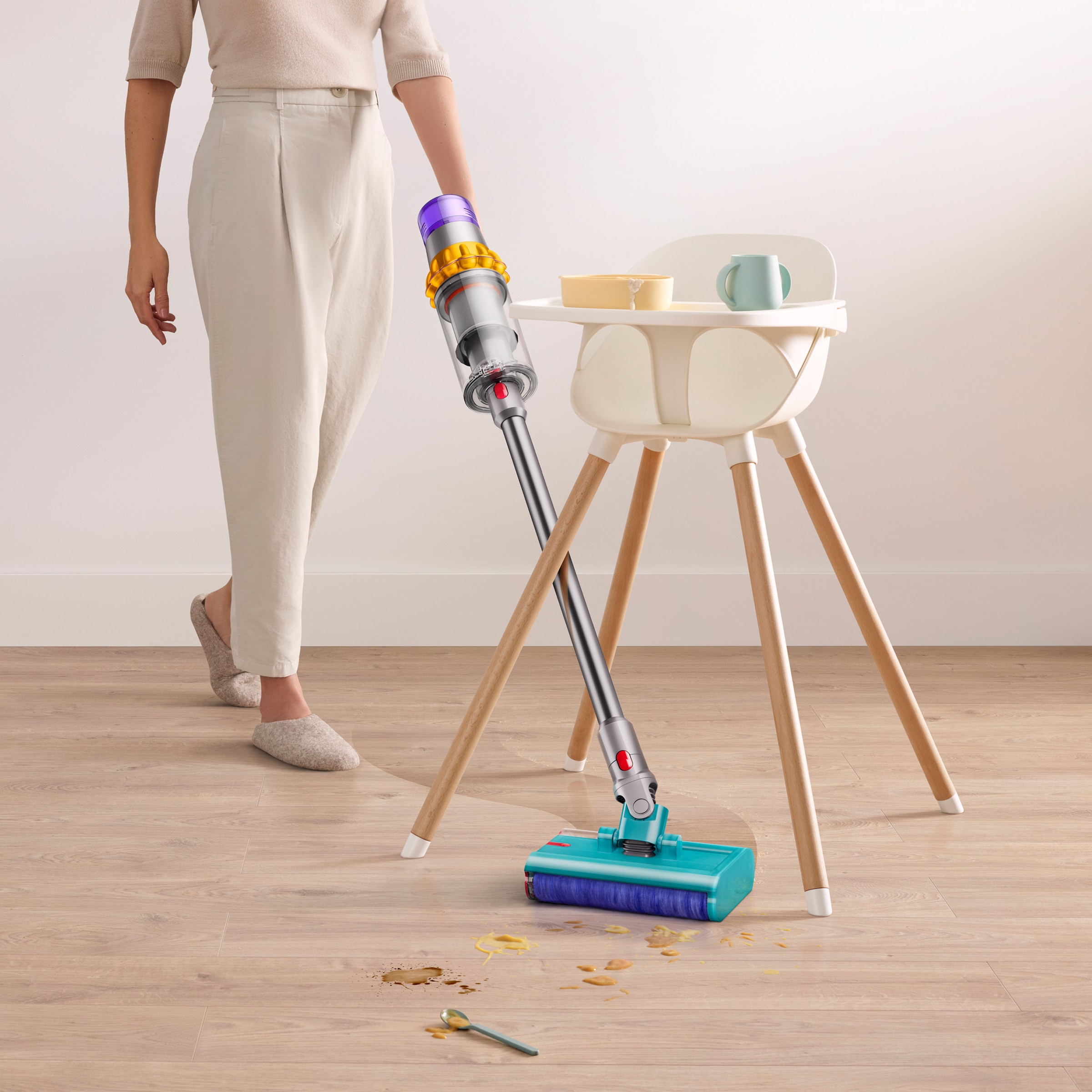 DYSON Nass-Trocken-Sauger »V15s Detect Submarine™« Bis zu 60 Minuten Laufzeit inkl. austauschbarem Akku