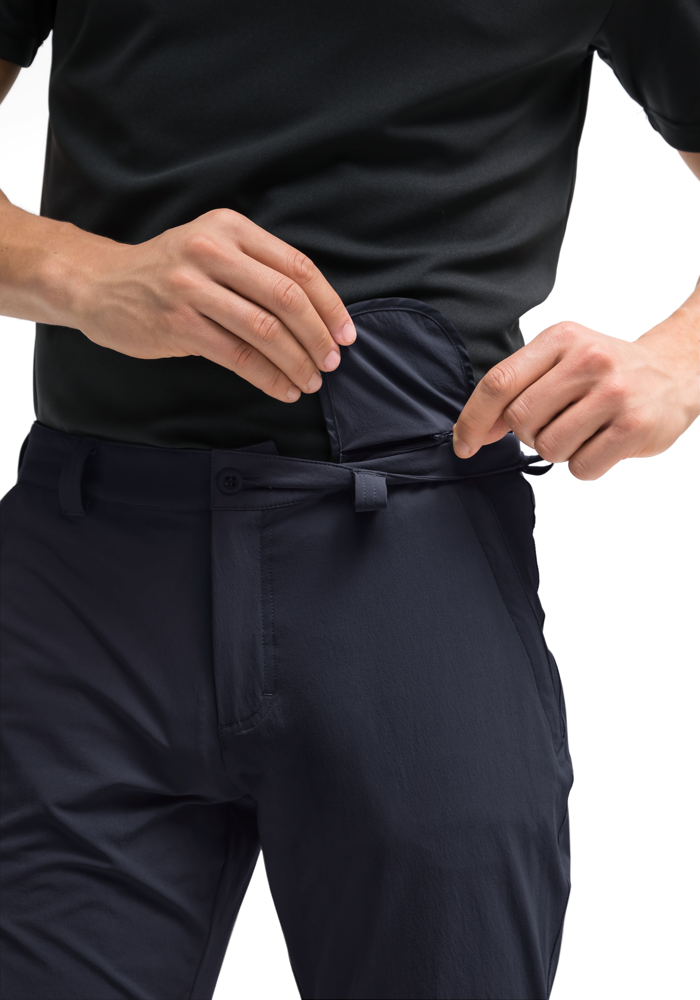 Maier Sports Funktionshose »Torid slim«, Herren Wanderhose, atmungsaktive Outdoor-Hose, 4 Taschen, Slim Fit