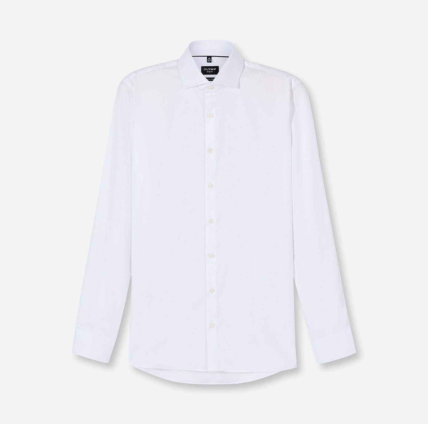 OLYMP Langarmhemd »No 6 six«, Royal Kentkragen, Businesshemd, super slim fit