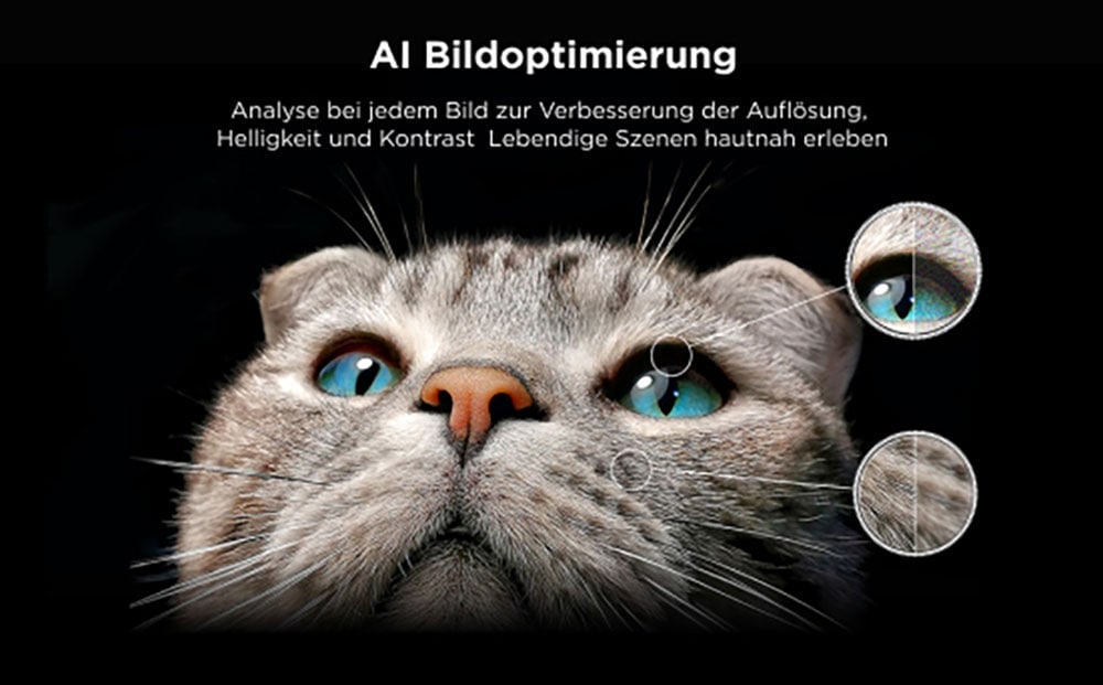 TCL Mini-LED-Fernseher »65Q8CX7« 164 cm/65 Smart-TV Audio von Bang & Olufsen, Smart TV, Apple TV, 144Hz, 4K, Dolby Vision