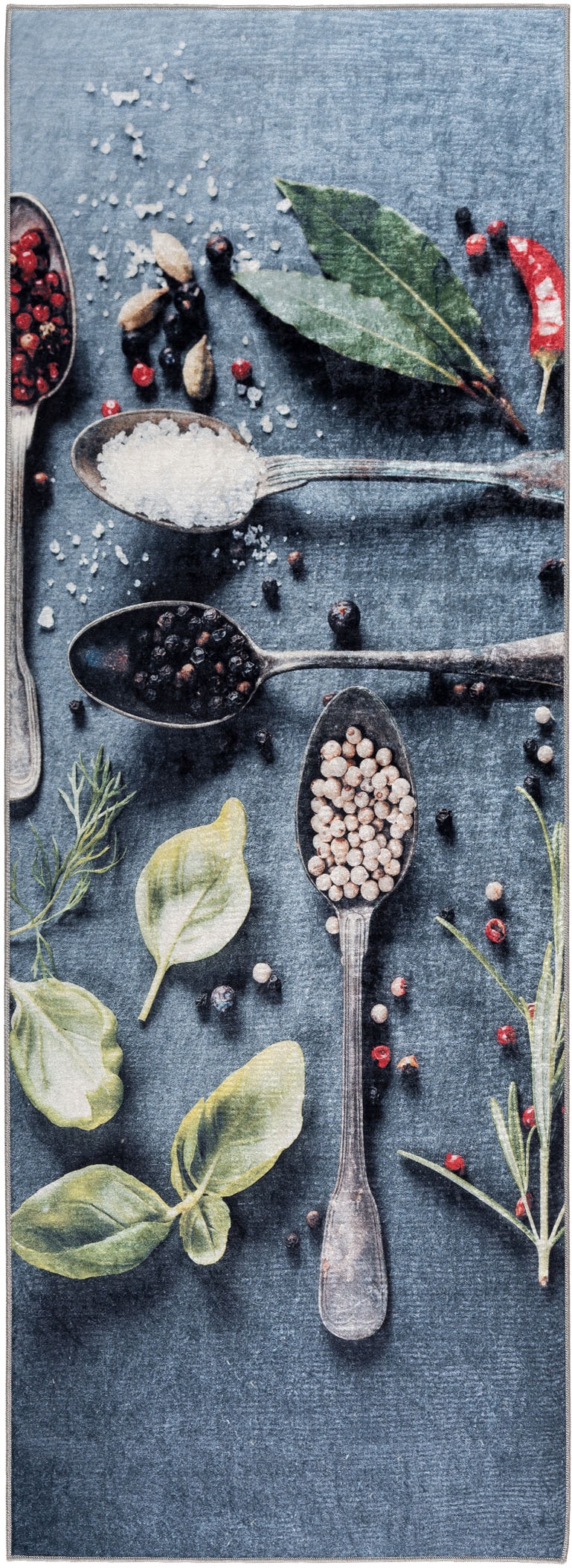 Sehrazat Küchenläufer »Kitchen 3000«, rechteckig, 8 mm Höhe, waschbar, Flachgewebe, Läufer, rutschfest, Kurzflor, Pflegeleicht
