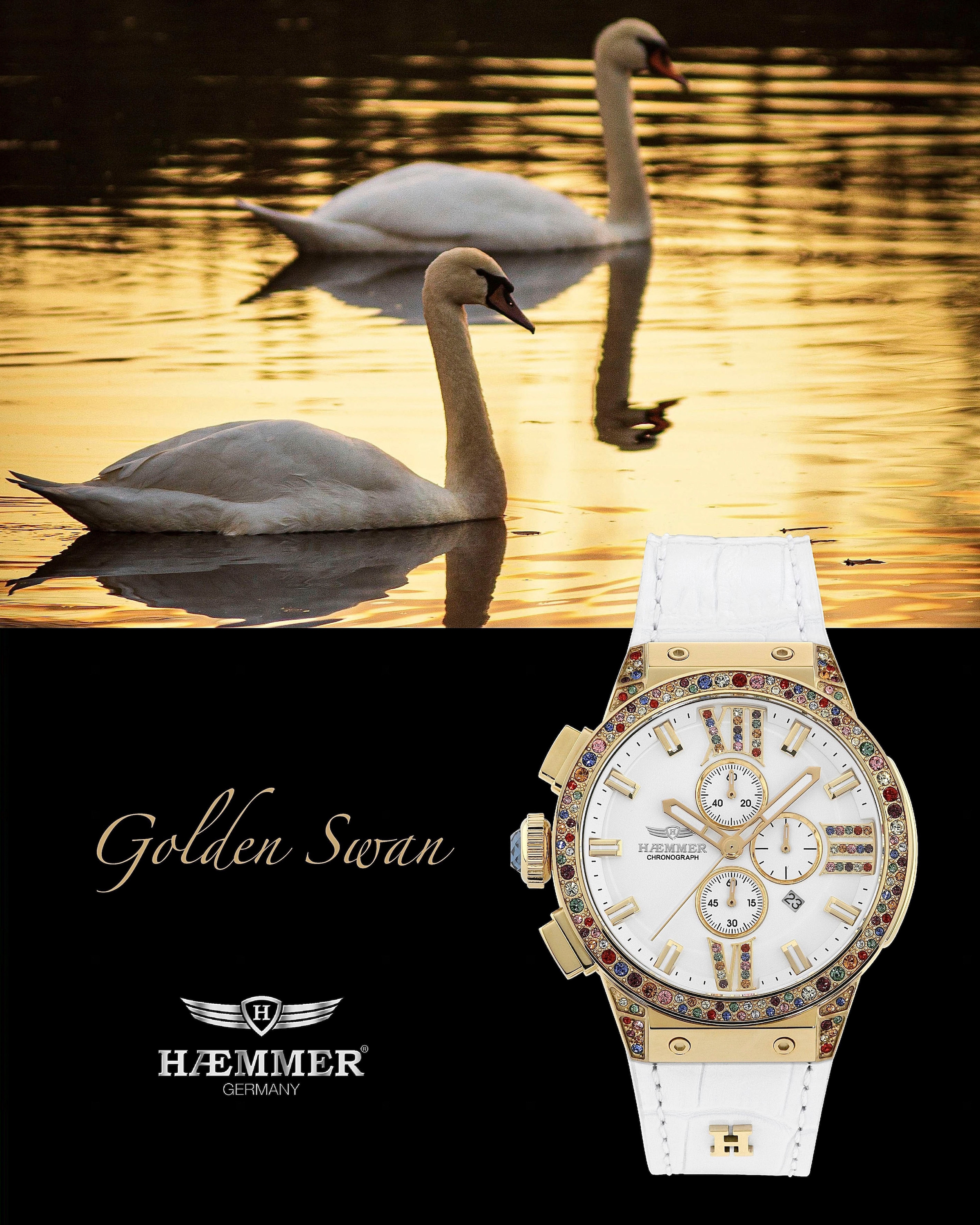 HAEMMER GERMANY Chronograph »GOLDEN SWAN, E-037« kaufen online bei OTTO