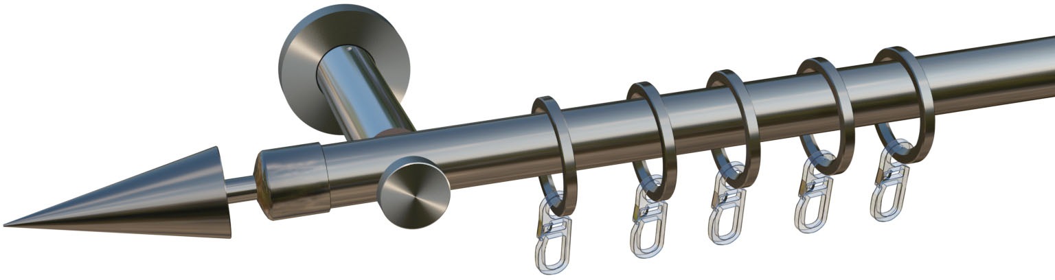 indeko Gardinenstange »Paarl« 1 läufig-läufig Wunschmaßlänge