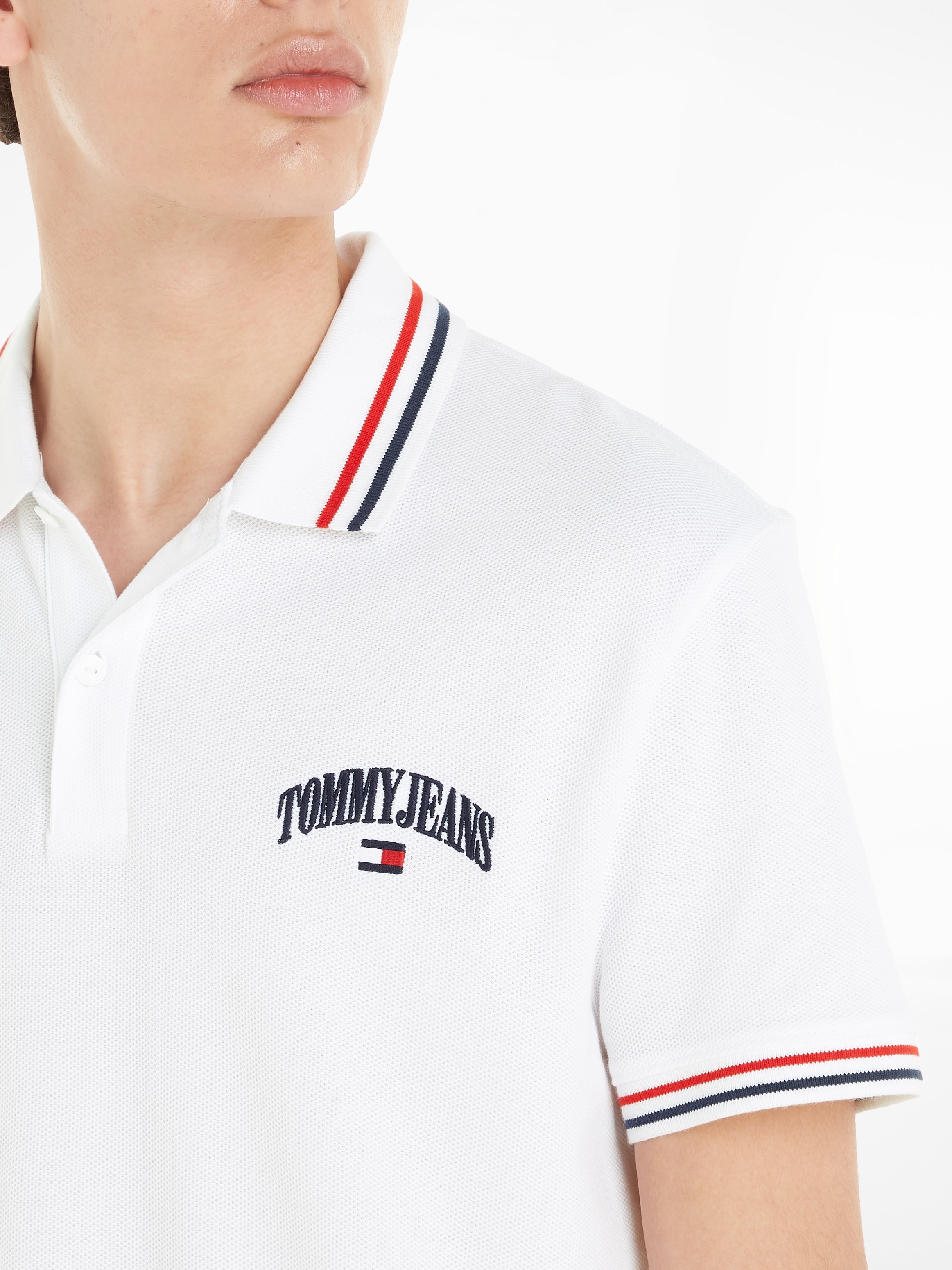 Tommy Jeans Poloshirt »TJM CLSC GRAPHIC TIPPED POLO«