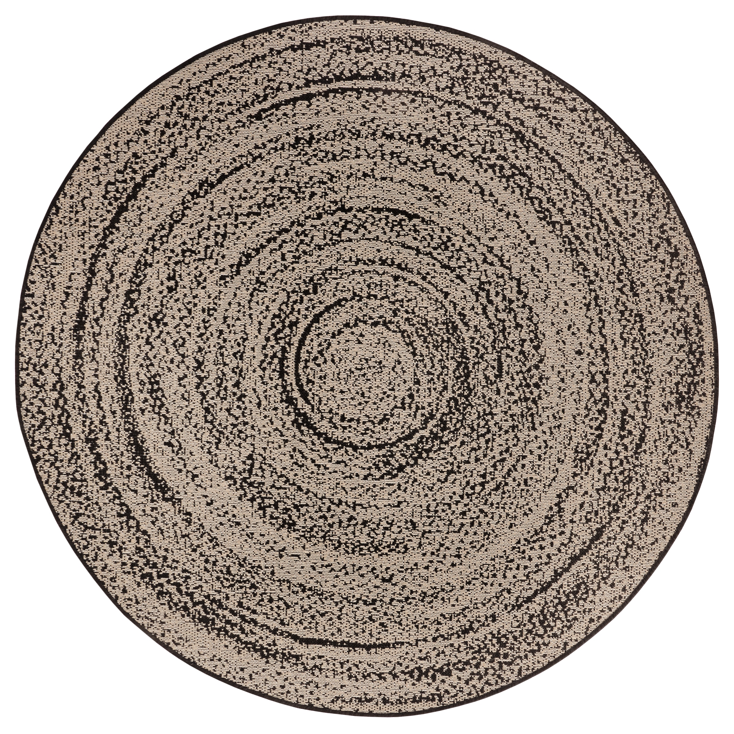 HANSE Home Teppich »Swirl«, rund, 3 mm Höhe, In und Outdoor, Flachgewebe, wetterfest, pflegeleicht, robust