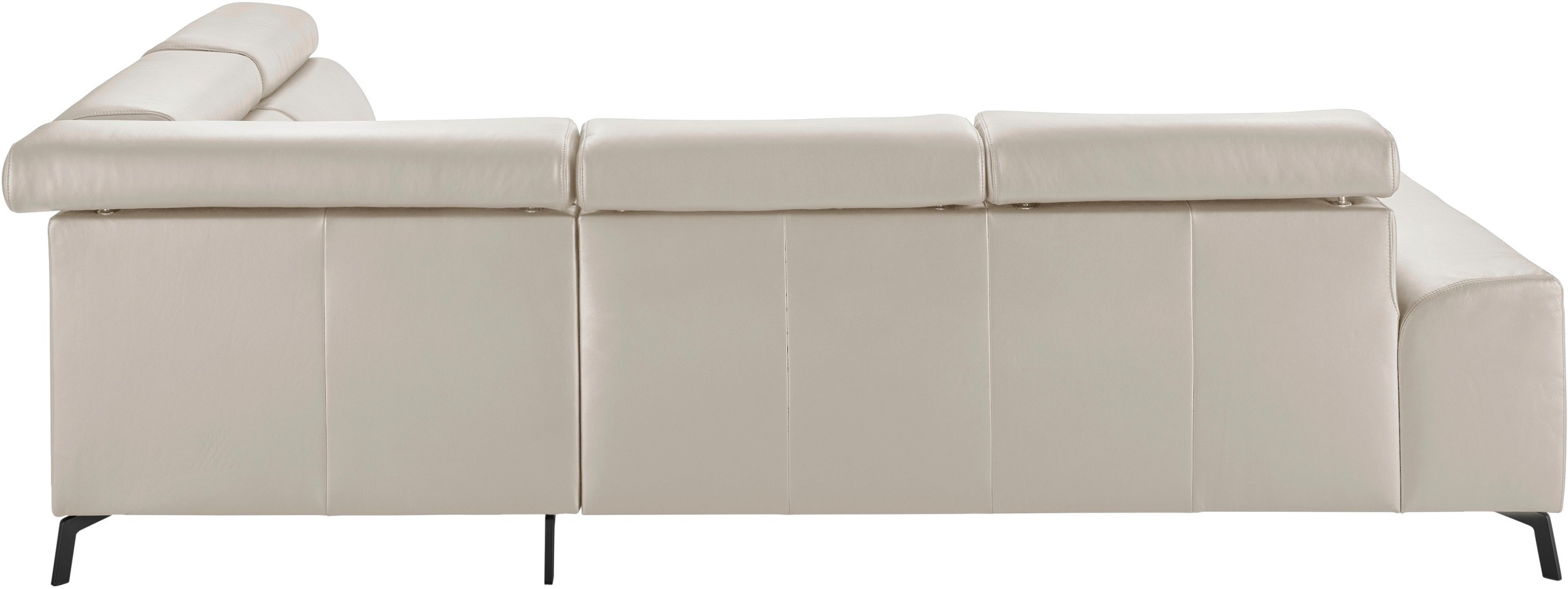 3C Candy Ecksofa »Greve modern und bequem, inkl. manueller Kopfteilverstellung, L-Form« wahlweise mit motorischem Sitzvorzug