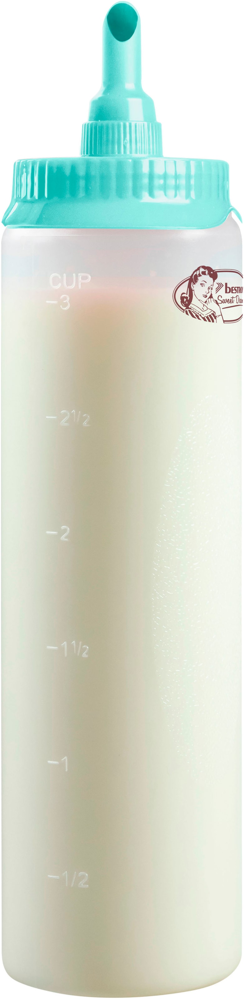 bestron Teigportionierer »ABOTTLEM«, (1 tlg.), mit Skala, Teigdosierer für 700 ml