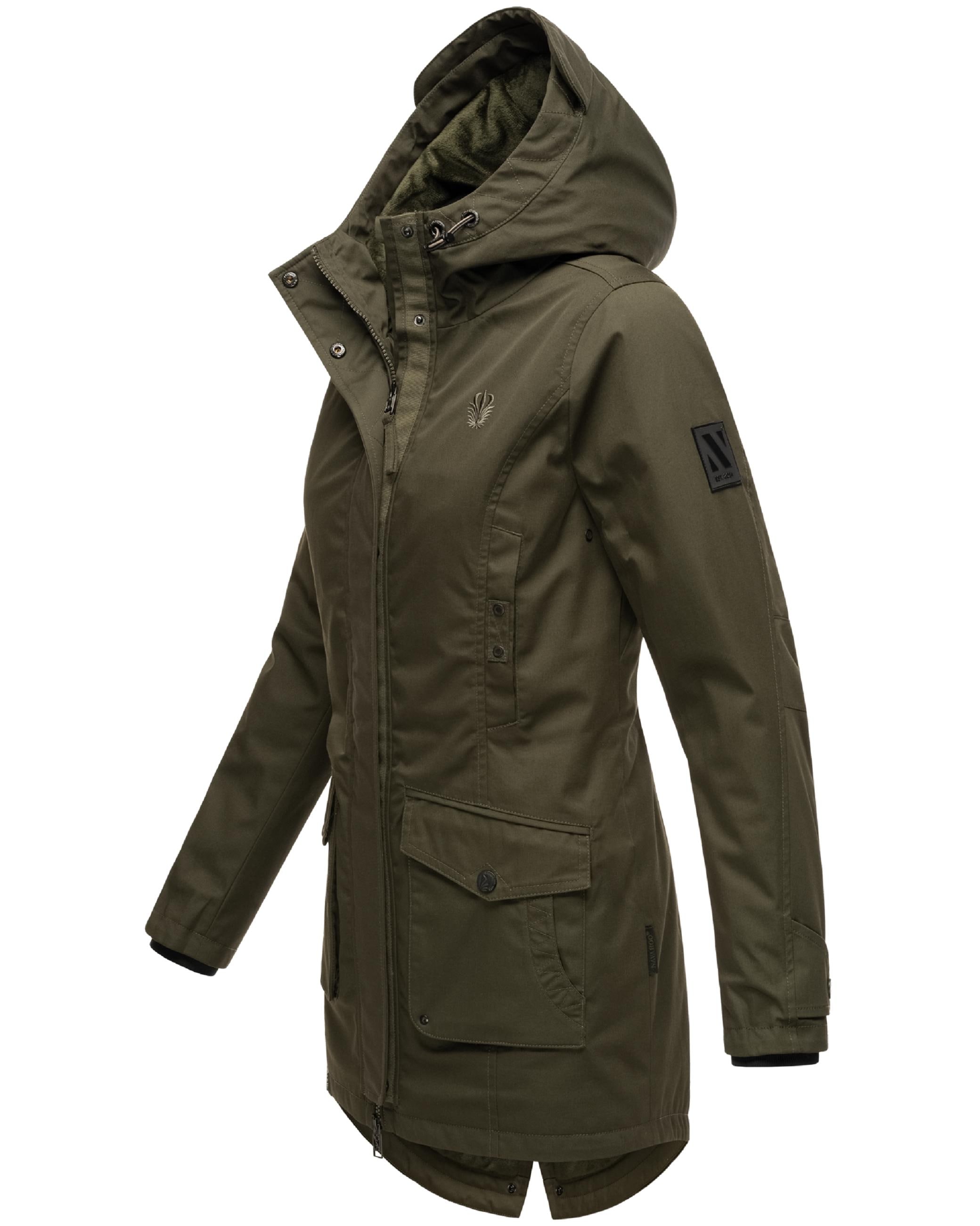 Navahoo Parka »Winterjacke Brinjaa«, mit Kapuze