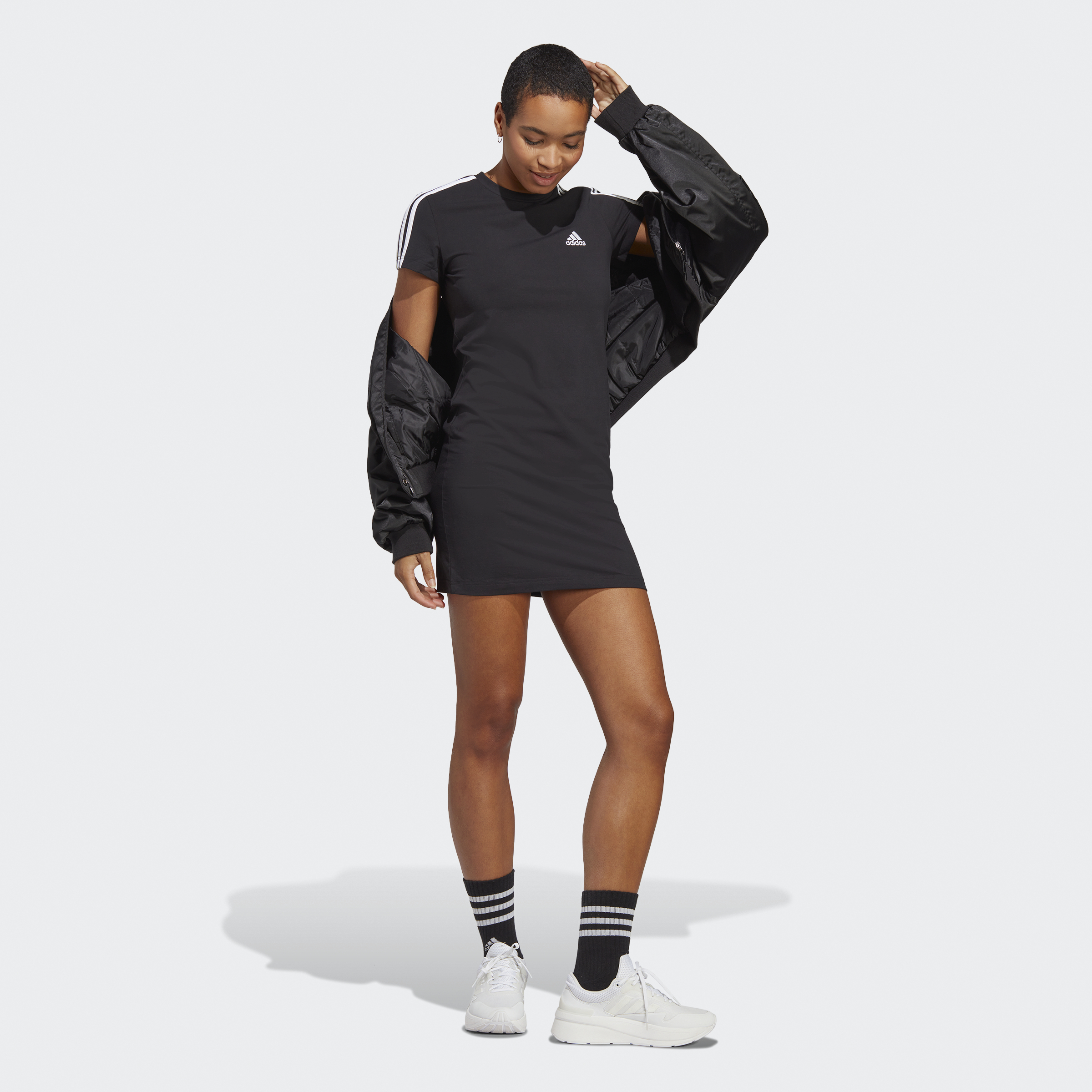 Shirtkleid im KLEID« Online PRINT Shop Sportswear LOVE »BRAND adidas OTTO