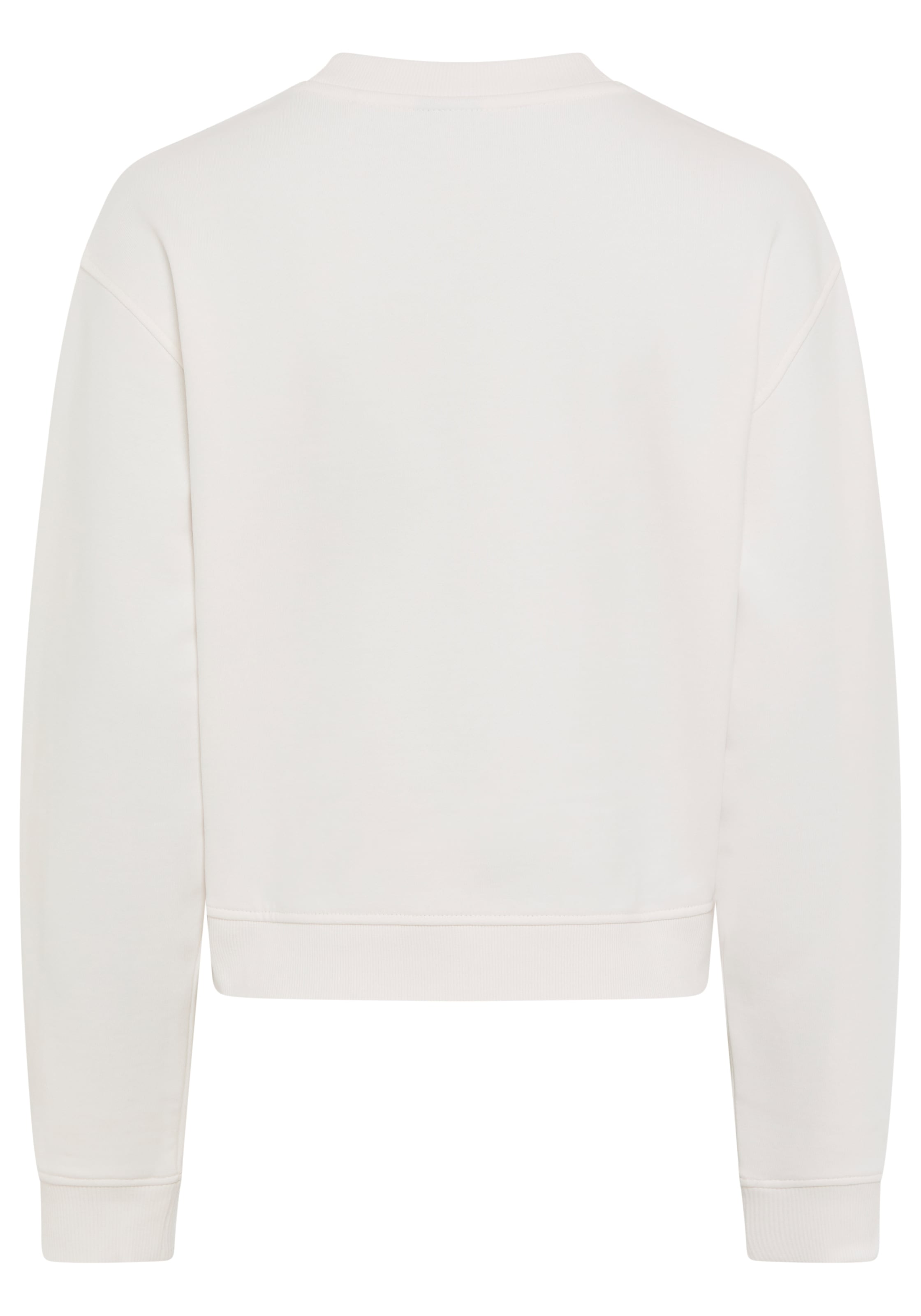 HUGO Blue Sweater »Delessa«, Baumwoll-Terry mit Rundhals
