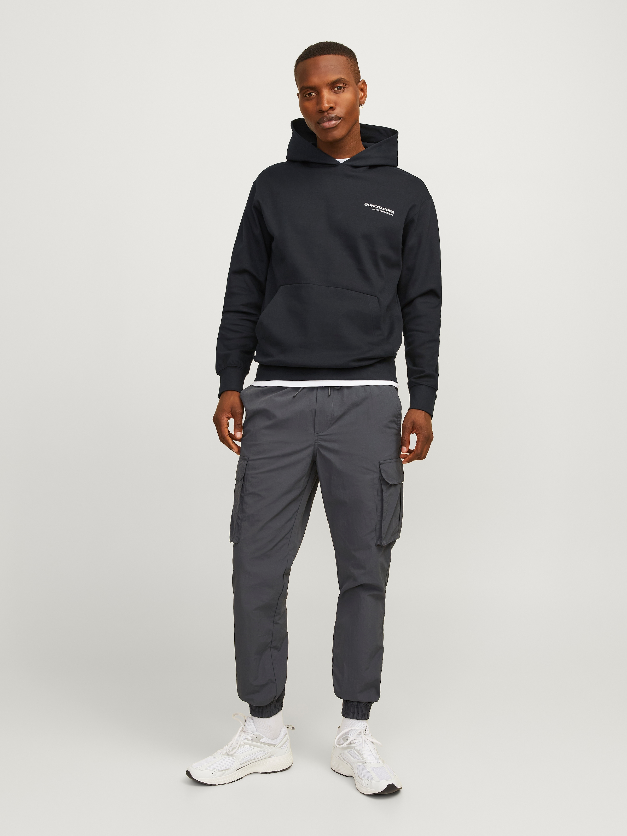 Jack & Jones Kapuzensweatshirt »JCOAERO PRINT SWEAT HOOD NOOS«
