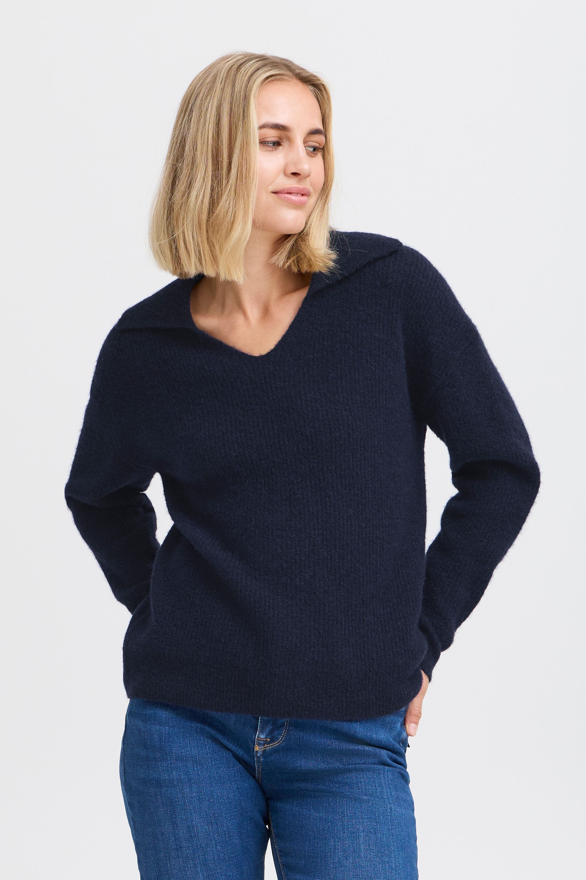 Pulz Jeans Strickpullover »Strickpullover PZASTRA V-Neck Pullover«