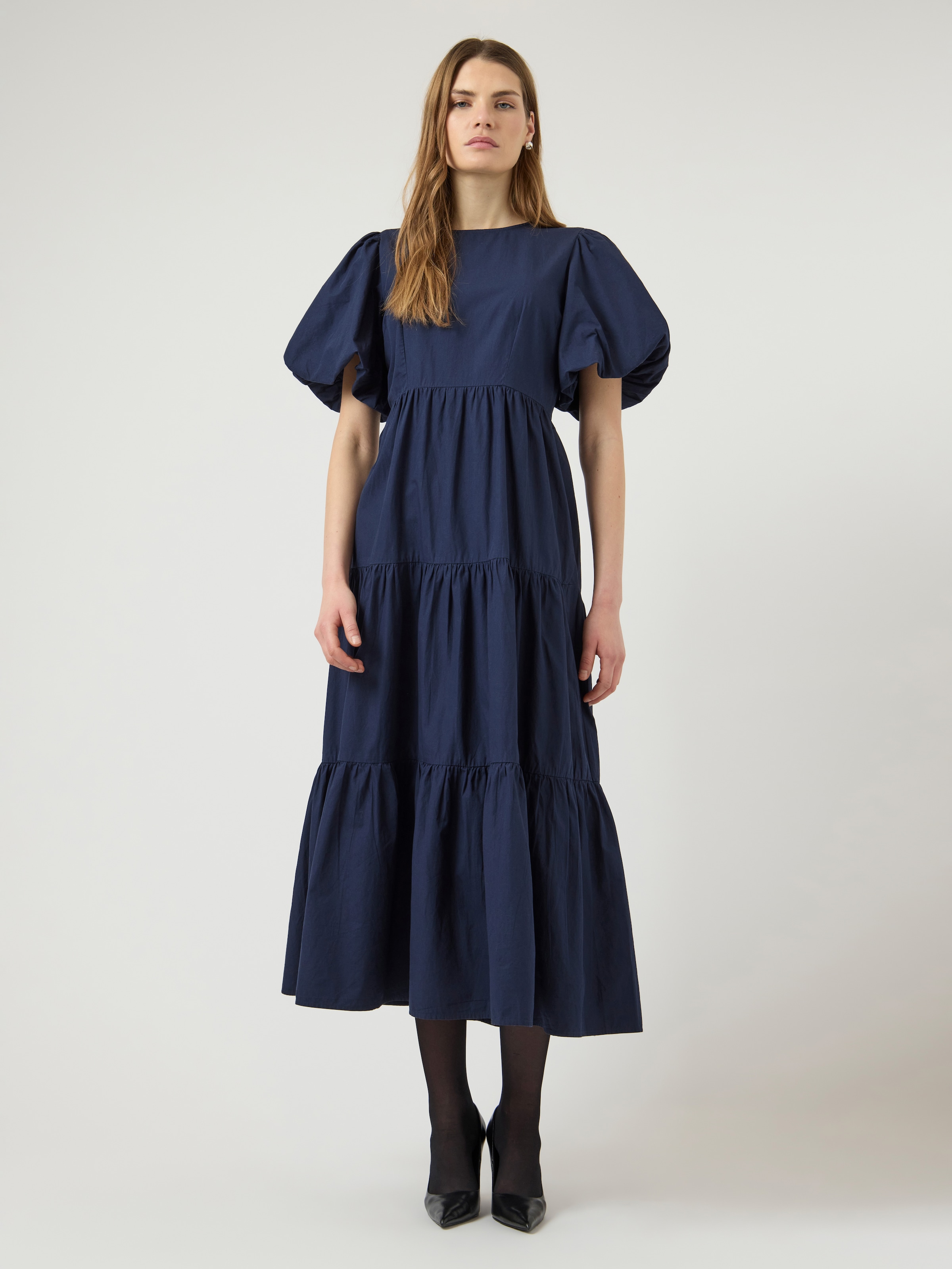 Y.A.S Midikleid »YASCOLEA SS ANKLE DRESS S. NOOS« Sommerkleid, Baumwolle, knöchellang