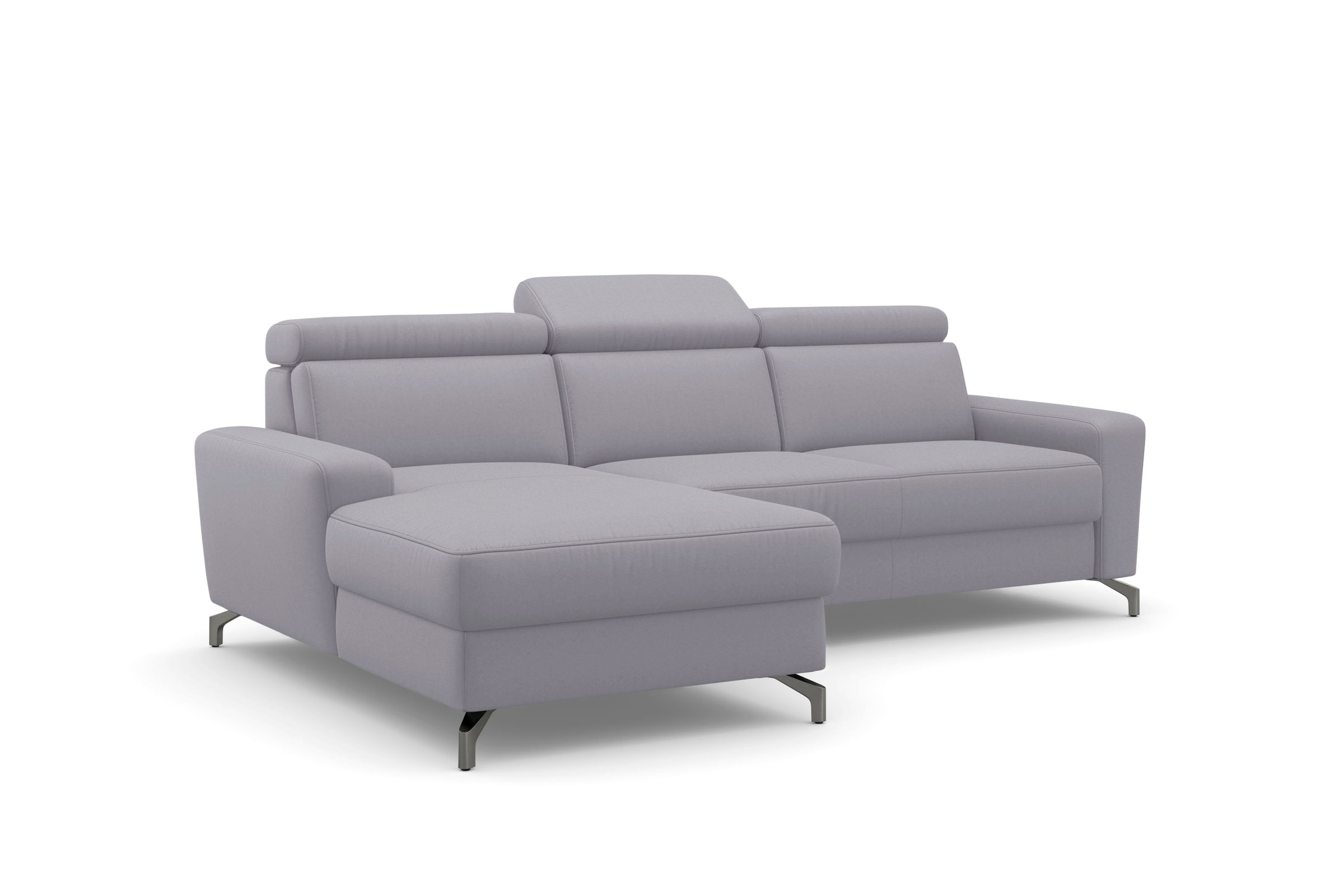 sit&more Ecksofa »Scarlett L-Form« inklusive Kopfteilverstellung, wahlweise mit Bettfunktion, Bettkasten
