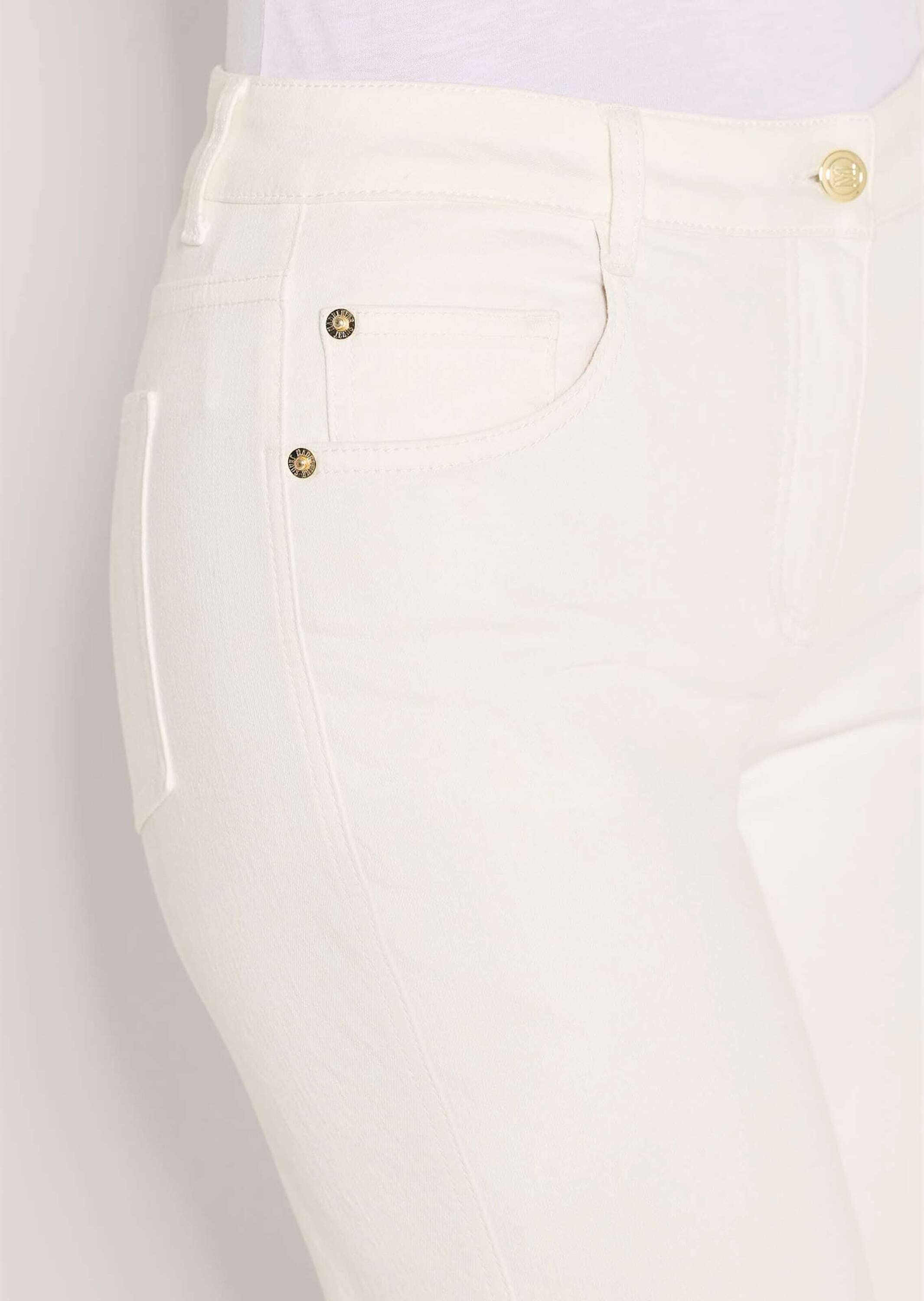 MADELEINE Regular-fit-Jeans »Jeans Baumwollhose mit Saumabnähern«