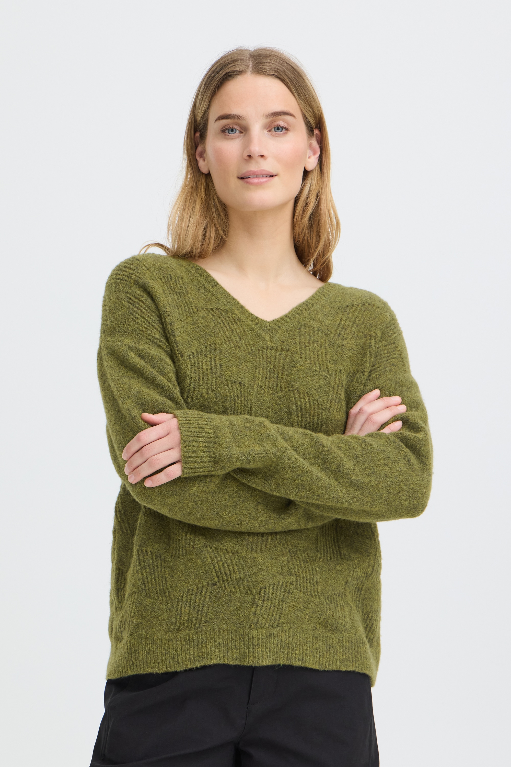 Pulz Jeans Strickpullover »Damen Langarm PZDAGMAR«