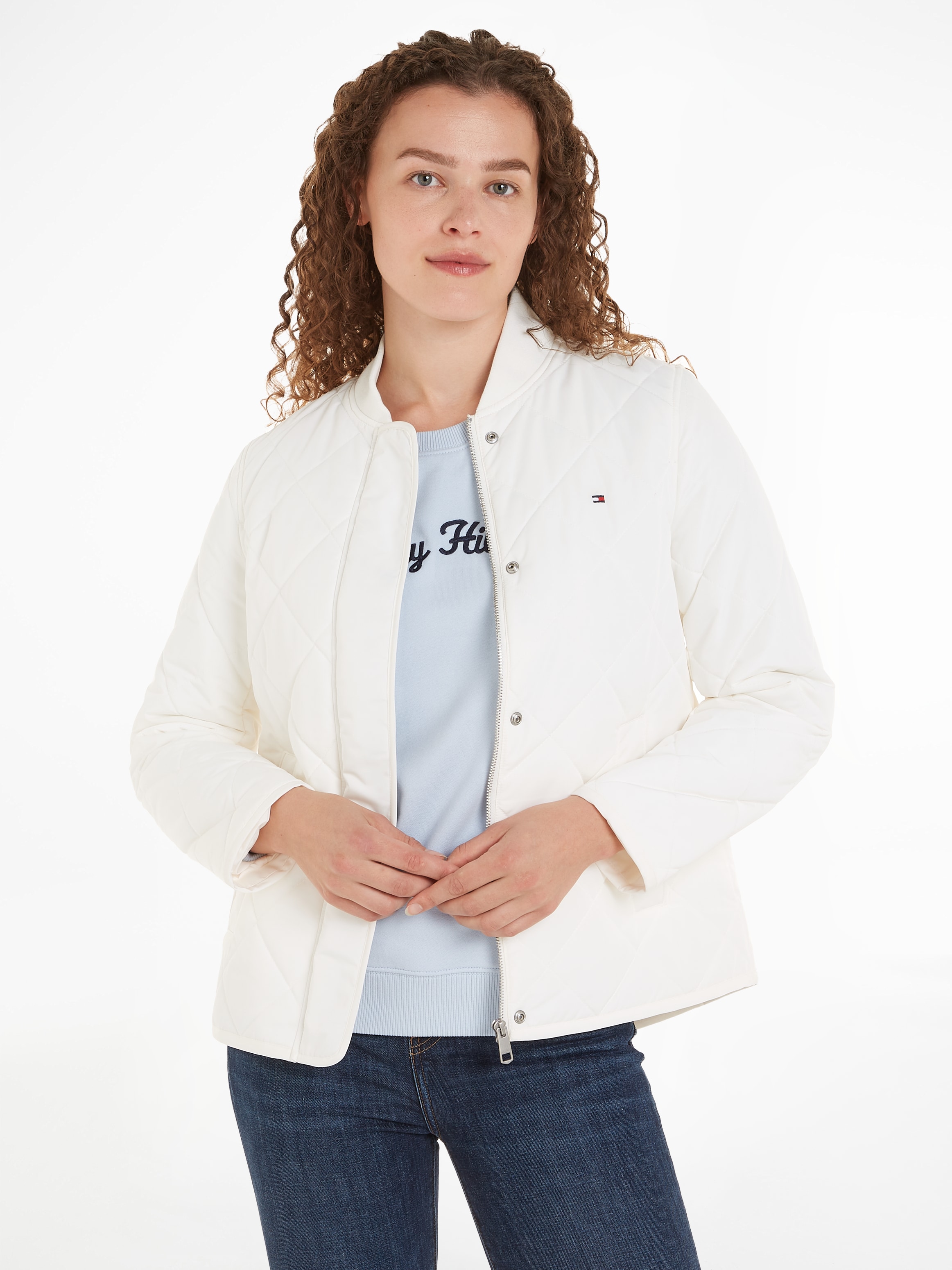 Steppjacke »LW QUILTED BOMBER JACKET«, mit leichter Wattierung