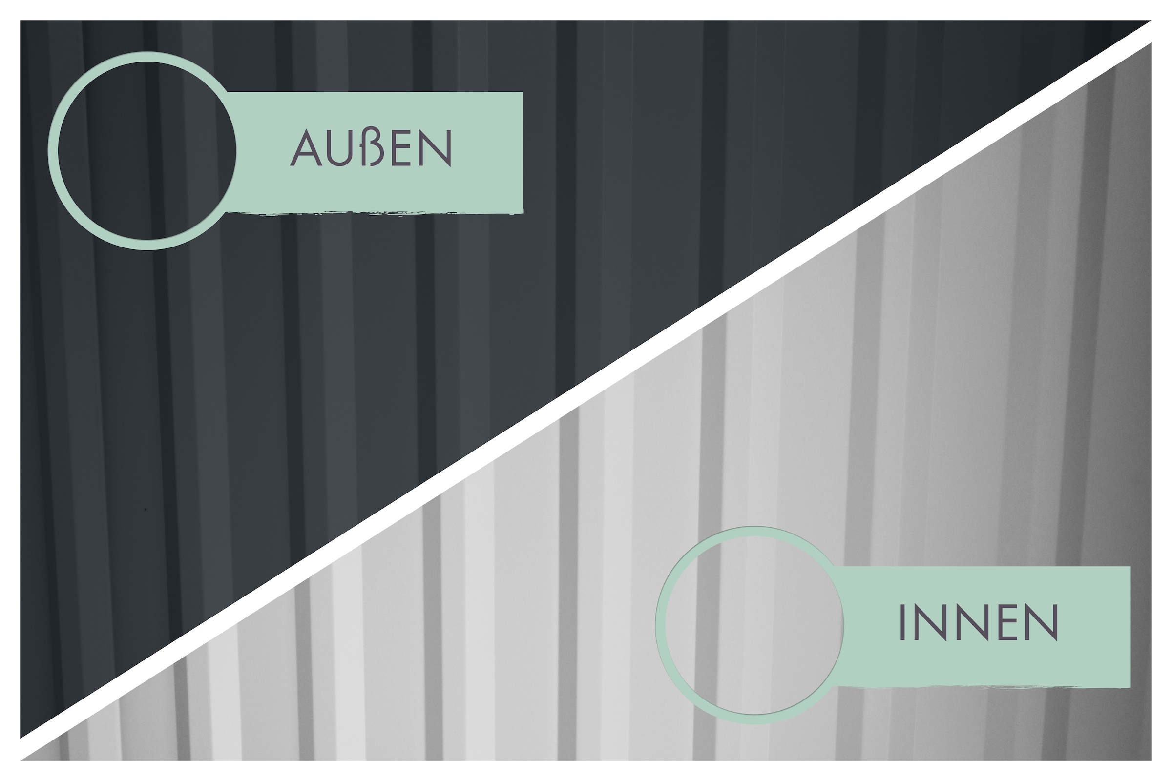 Karibu Gerätehaus »Titanium 2,5 SET mit Anbaudach«