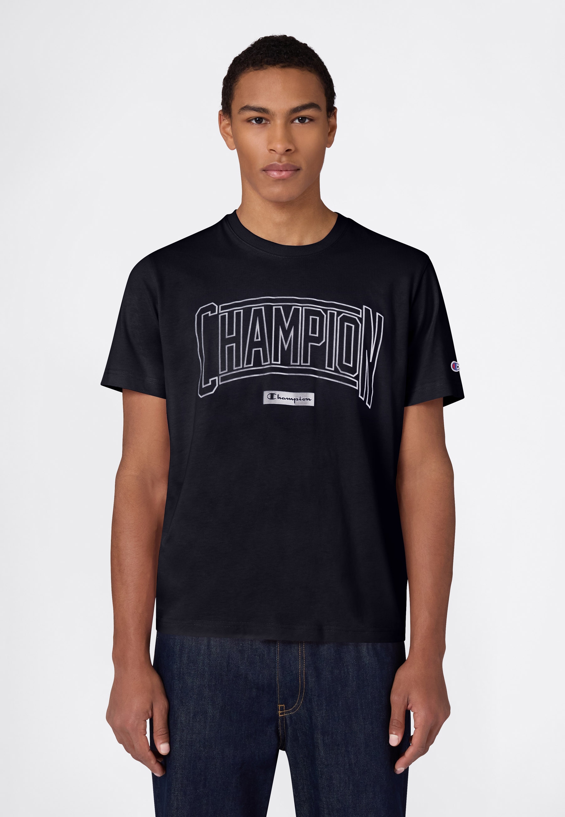 Champion T-Shirt »COLLEGE Relax Fit Crewneck T-Shirt« für sportliche Aktivitäten, sportlicher Stil, Rundhalsausschnitt