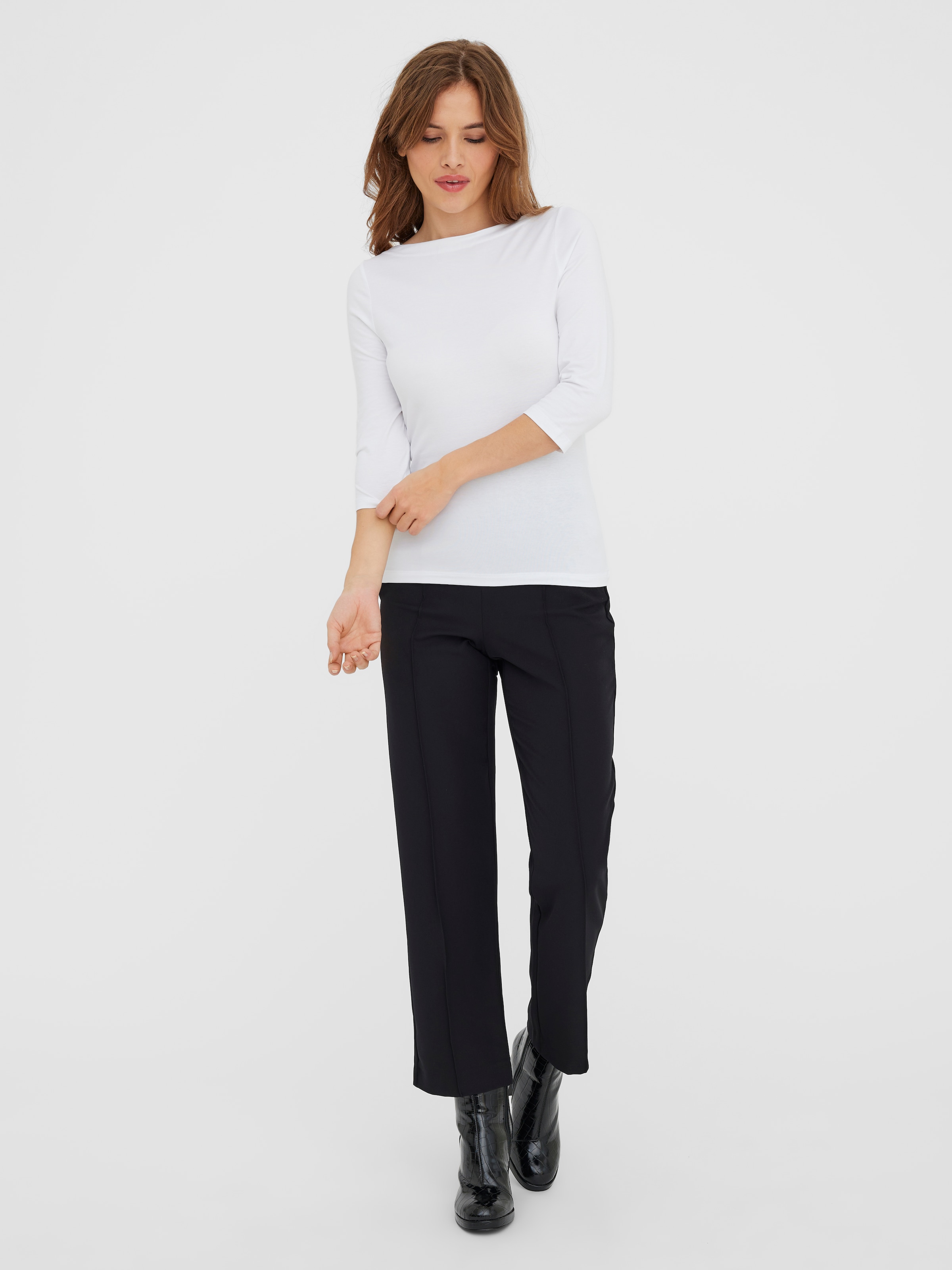 Vero Moda 3/4-Arm-Shirt »VMPANDA MODAL 3/4 TOP JRS NOOS« Baumwollmischung, regular fit
