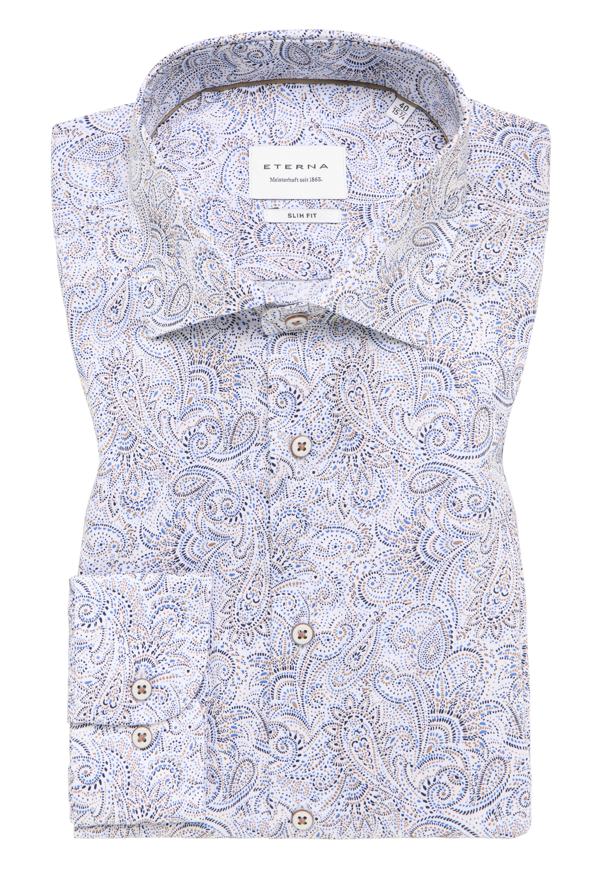 Eterna Langarmhemd »SLIM FIT«