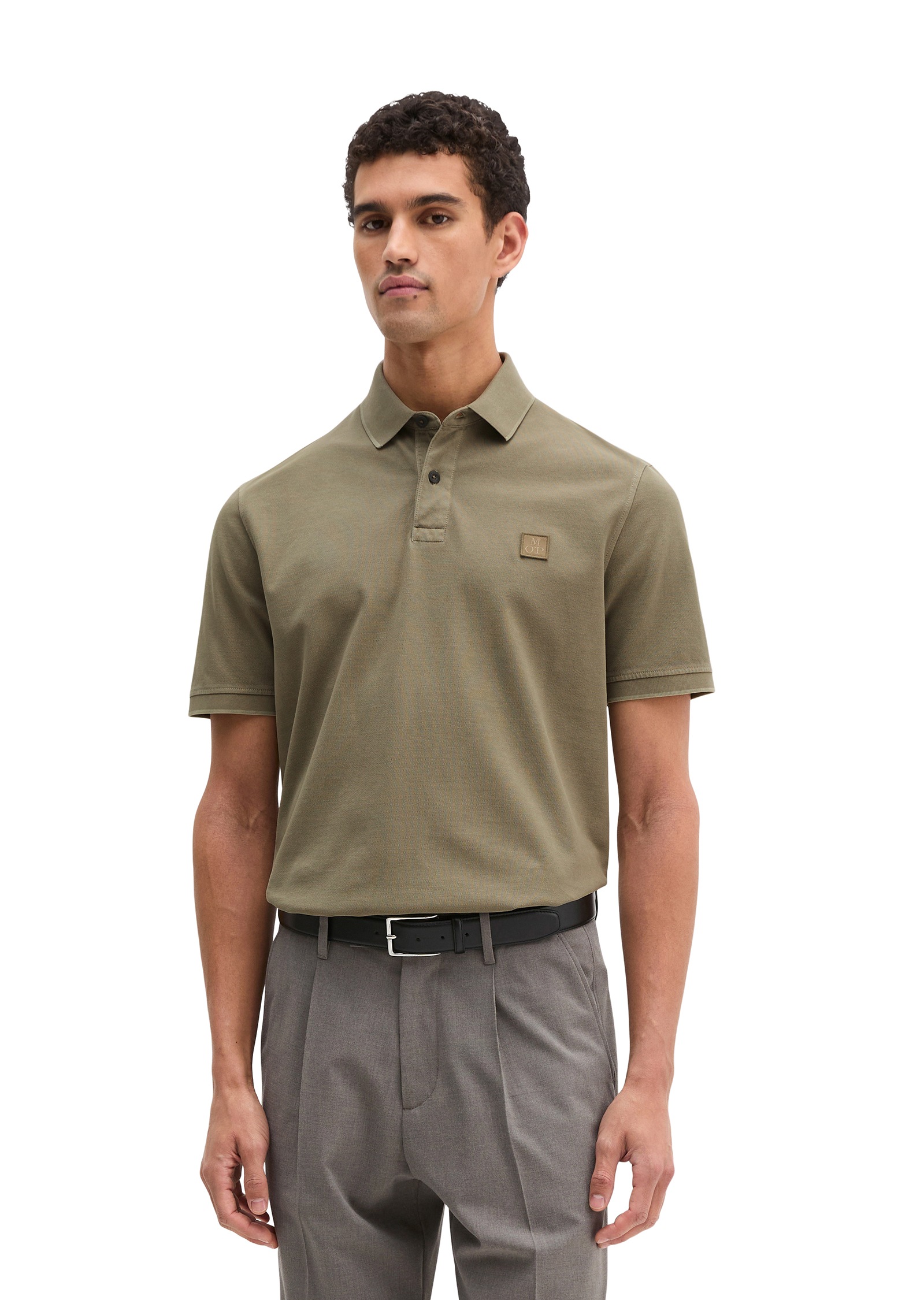 Marc O'Polo Poloshirt weiches Tragegefühl, regular Fit, Logopatch auf der Brust