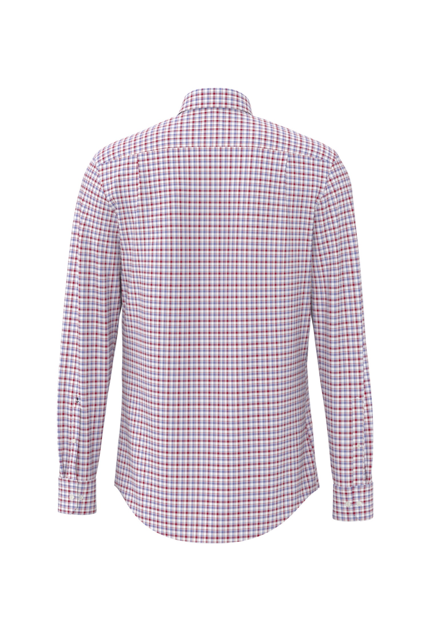 seidensticker Businesshemd »Regular«, Regular Langarm Button-Down-Kragen Karo