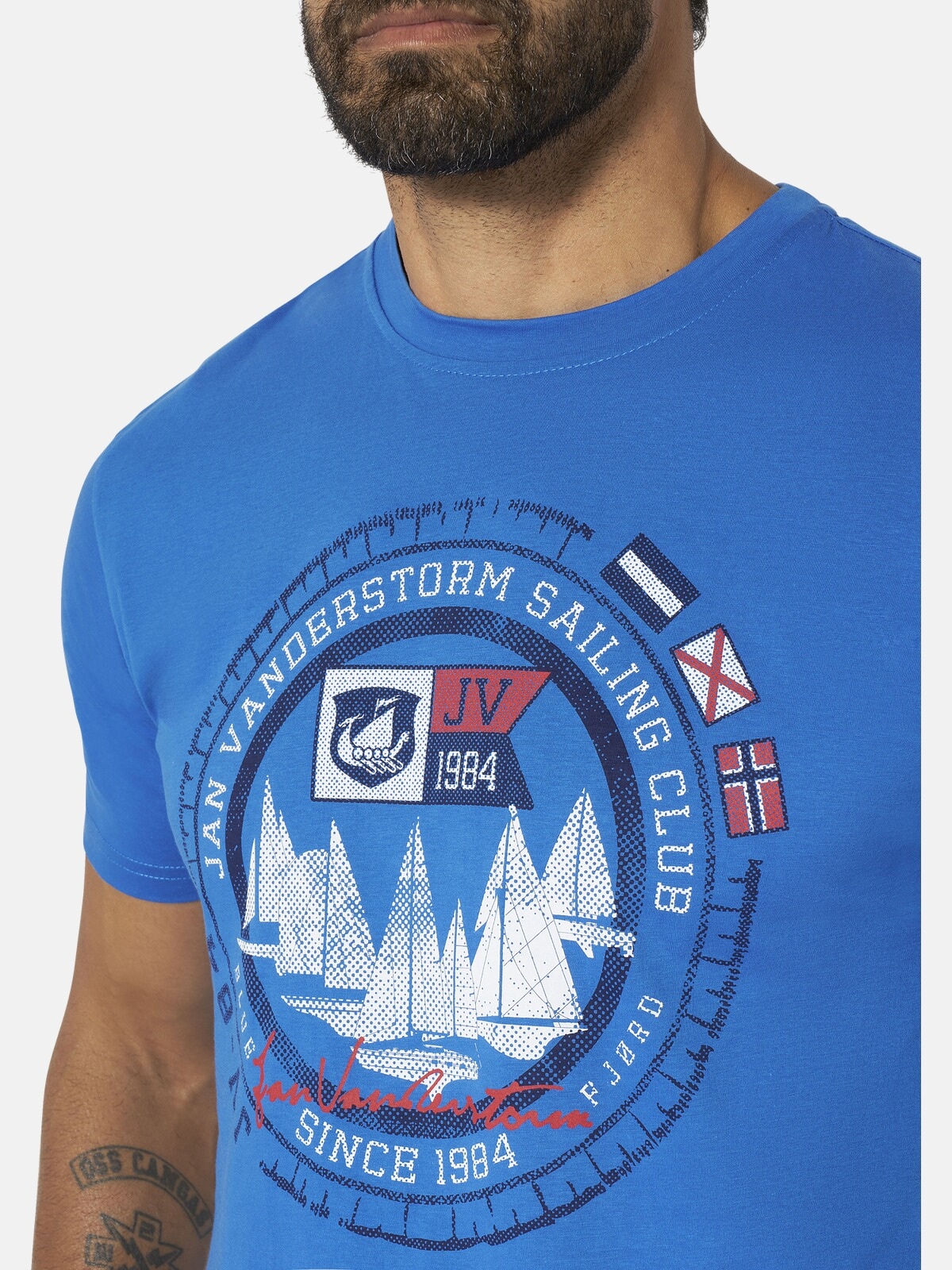 Jan Vanderstorm Rundhalsshirt »T-Shirt TERNO«