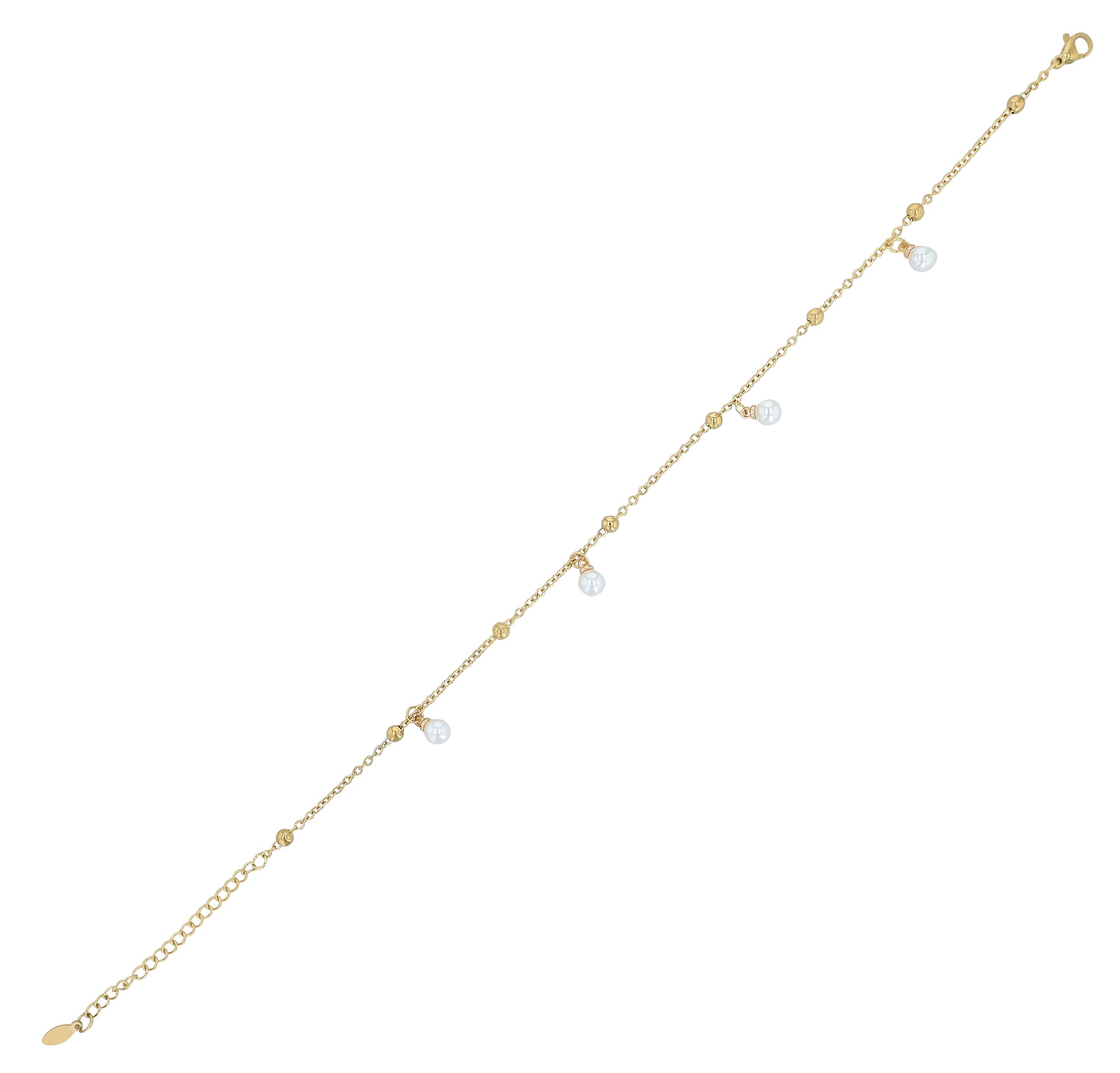 Adelia´s Kettenanhänger »Damen Anhänger aus Edelstahl mit Perle«