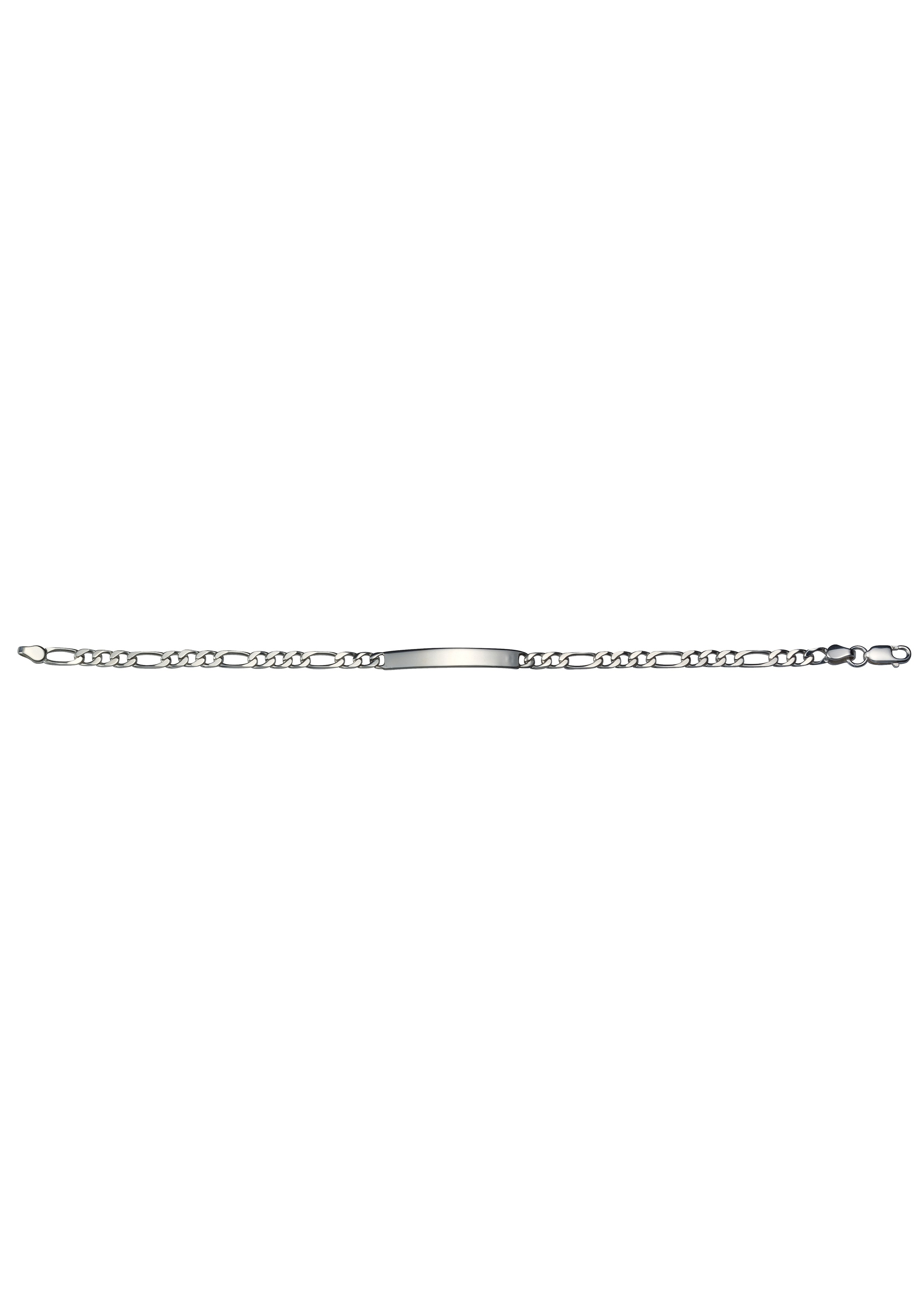 Firetti Armband »Schmuck Geschenk Silber 925 Armkette ID-Platte Figarokette«
