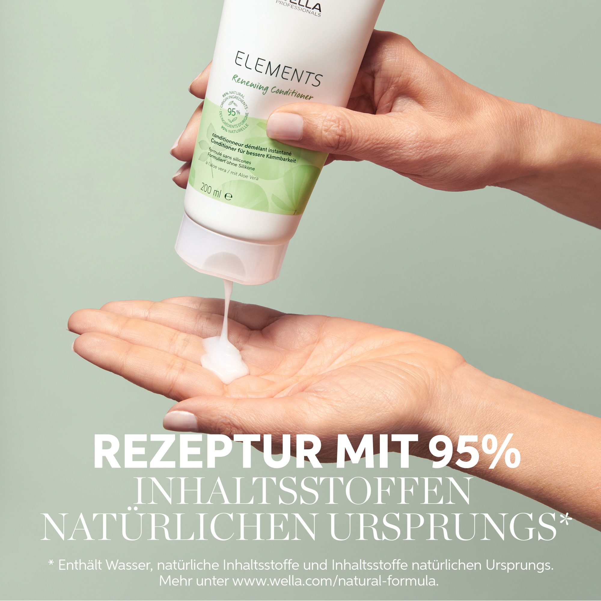 Wella Professionals Haarspülung »Elements Conditioner« Anti-Frizz-Eigenschaften, glattes Finish, sanfte Pflege