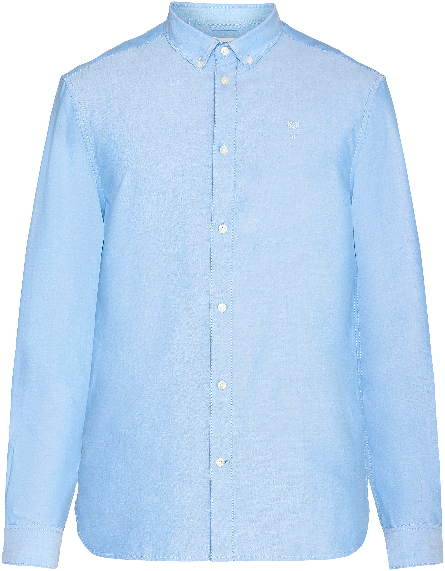 KnowledgeCotton Apparel Langarmhemd »HARALD«, mit Button-Down-Kragen