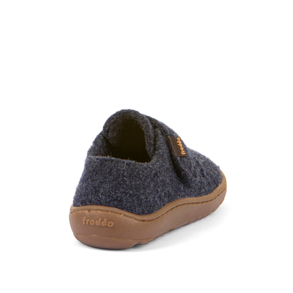 froddo® Hausschuh »BAREFOOT WOOLY«  Klettschuh, Kindergartenschuh mit Wollfutter